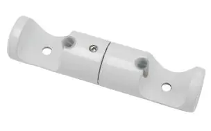 Gardinia Deckenträger Adapter Chicago weiß, 5,5 cm, Ø 20 mm