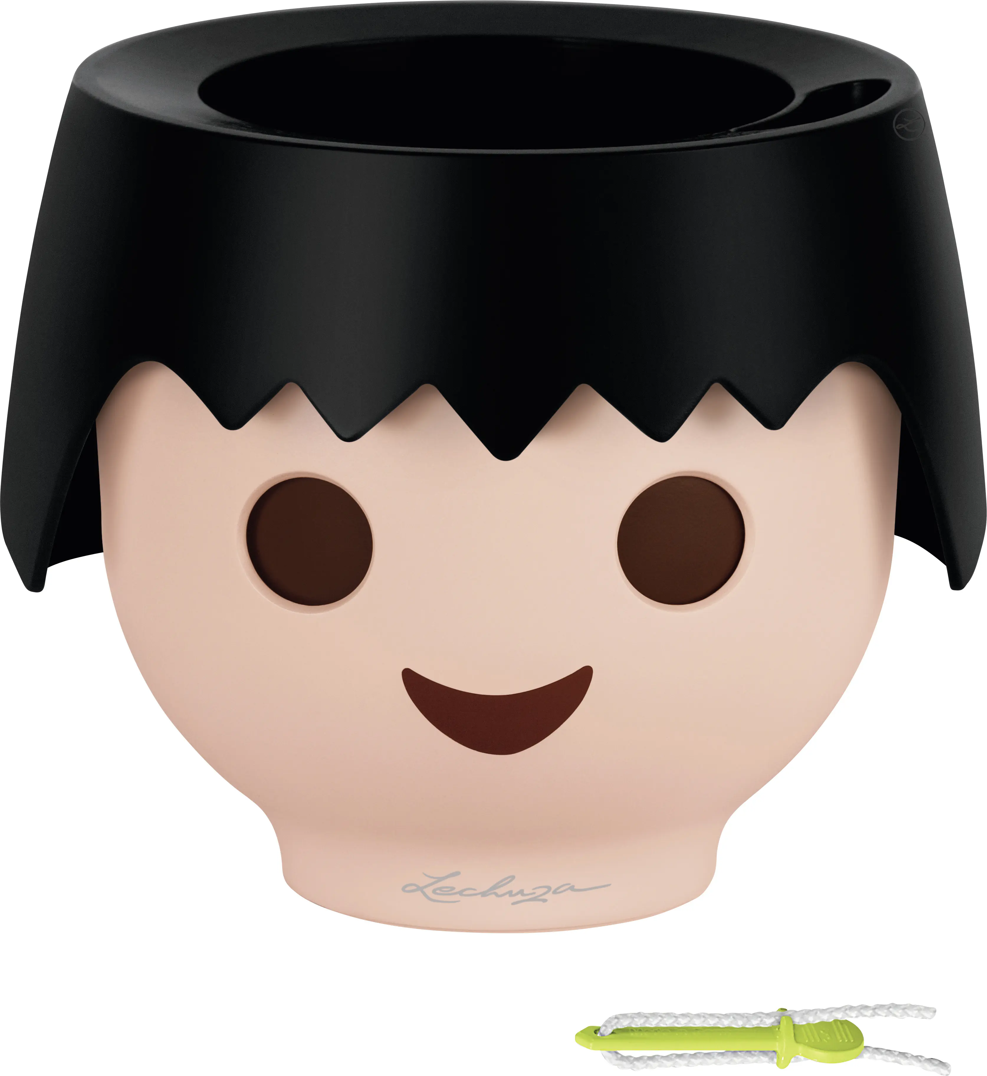 Lechuza Blumentopf Playmobil® Ojo Ø 21 cm raven black