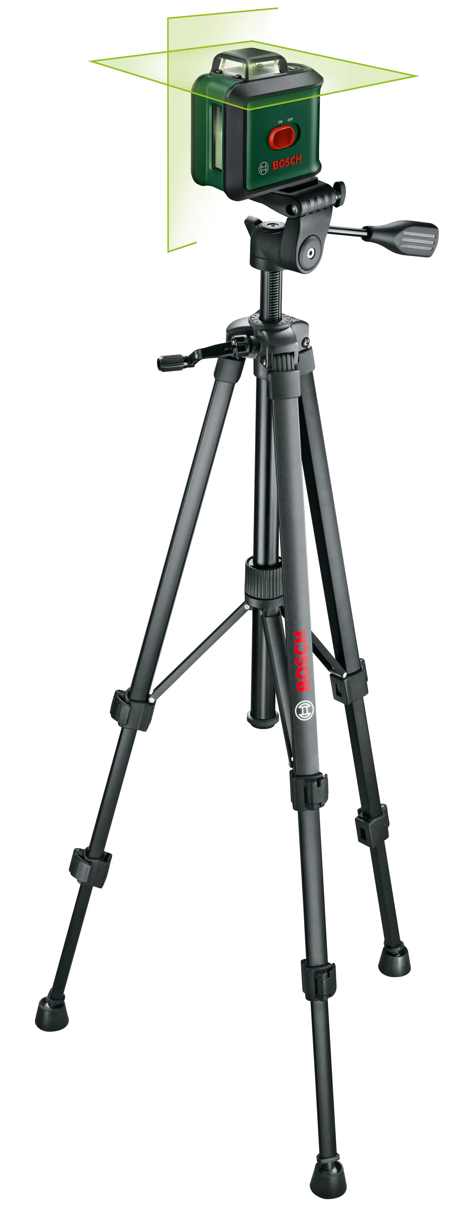 Bosch Kreuzlinienlaser UniversalLevel 360 mit Premium-Stativ 360°