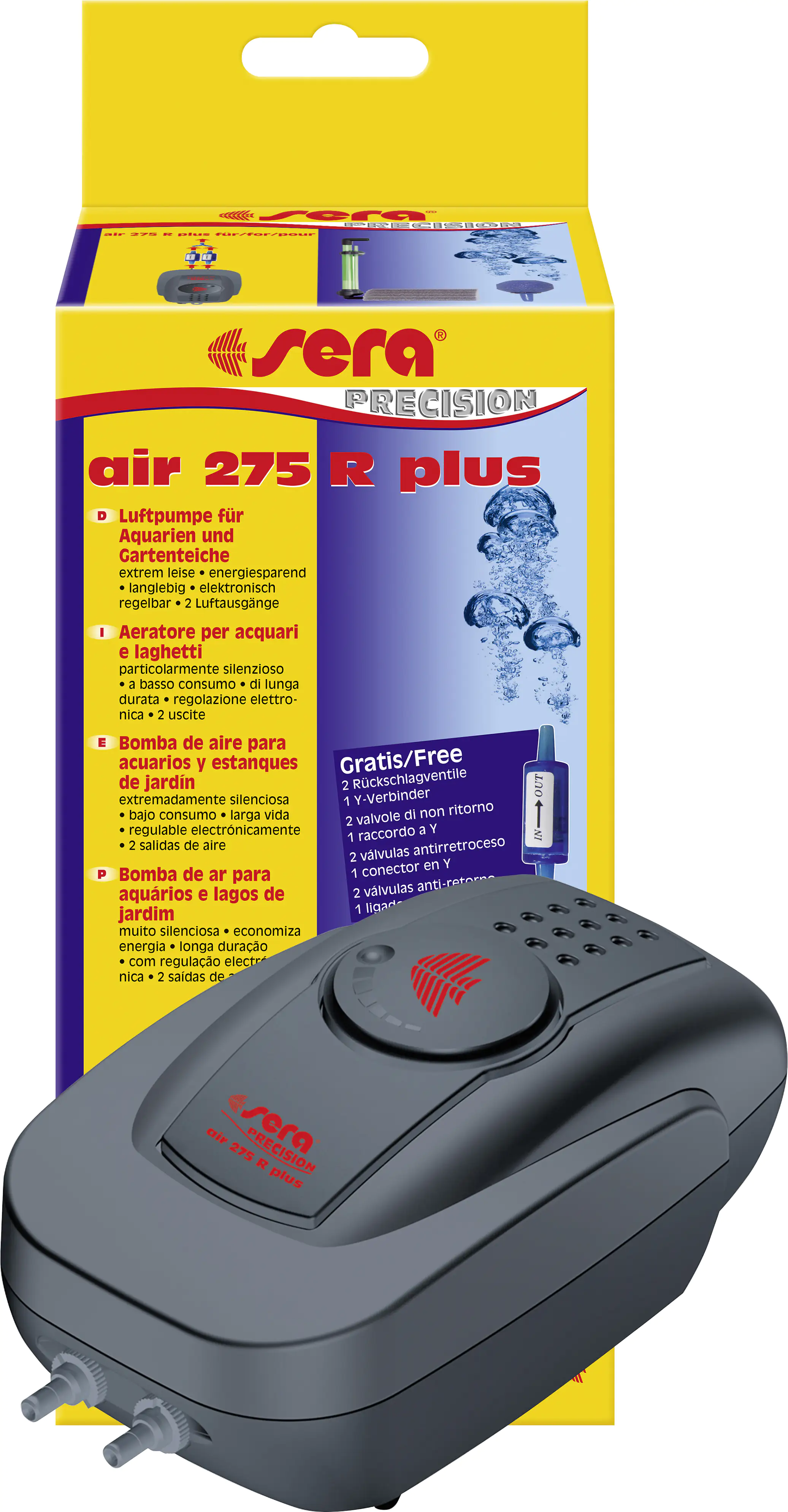 Sera Aquariumluftpumpe Air 275 R Plus