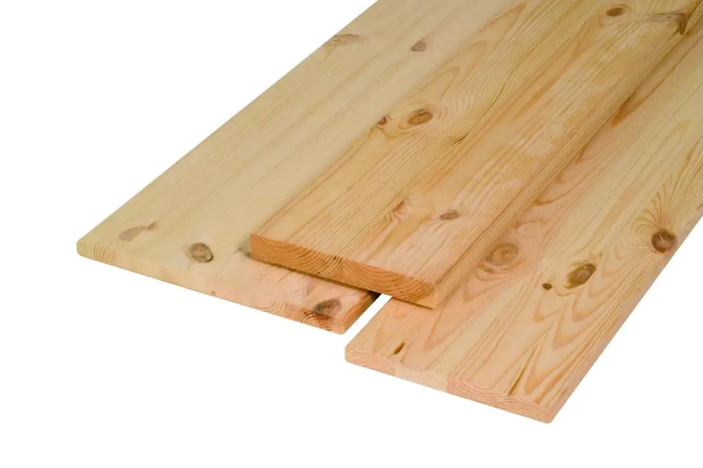 Leimholzplatte Nadelholz Oberfläche geschliffen 80 x 30 cm 18 mm