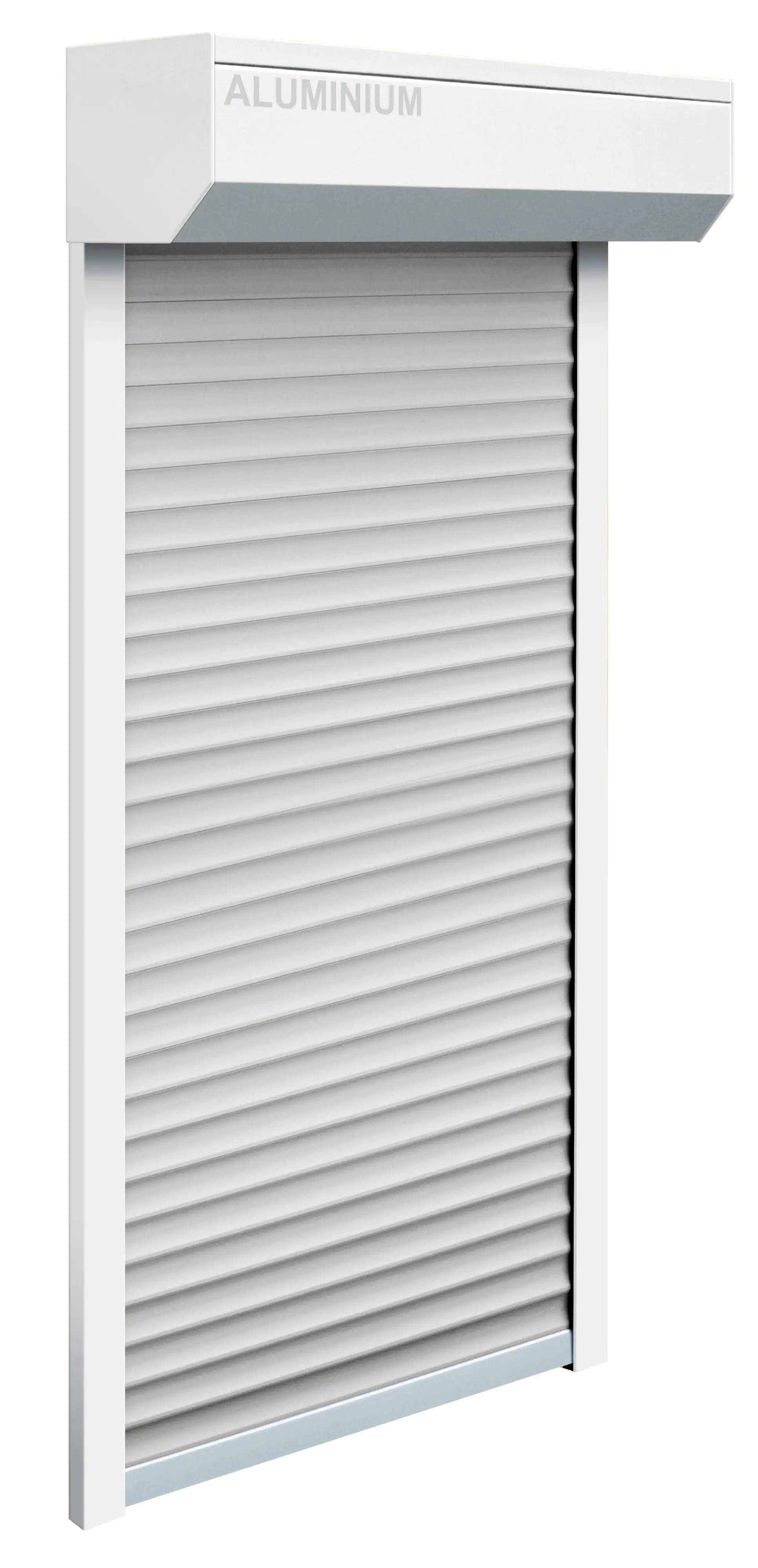 Schellenberg SB-Vorbau-Rollladen 130 x 140 cm, 45° Kasten, weiß