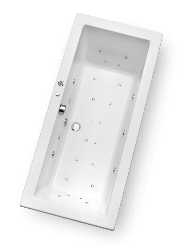 Ottofond Whirlpool-Komplettset Cubic 170 cm, weiß