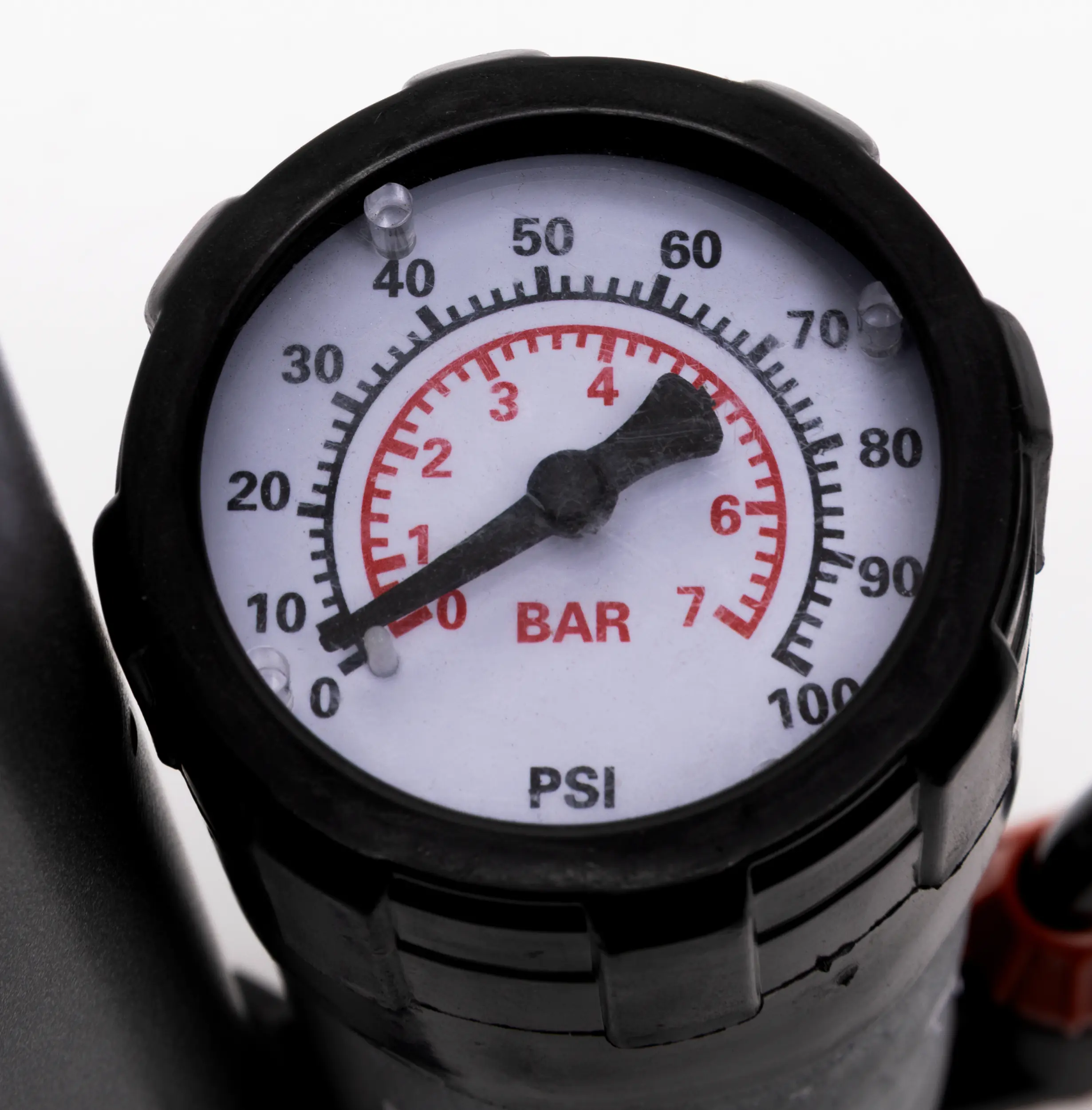 TrendLine Standluftpumpe mit Manometer bis 7 bar