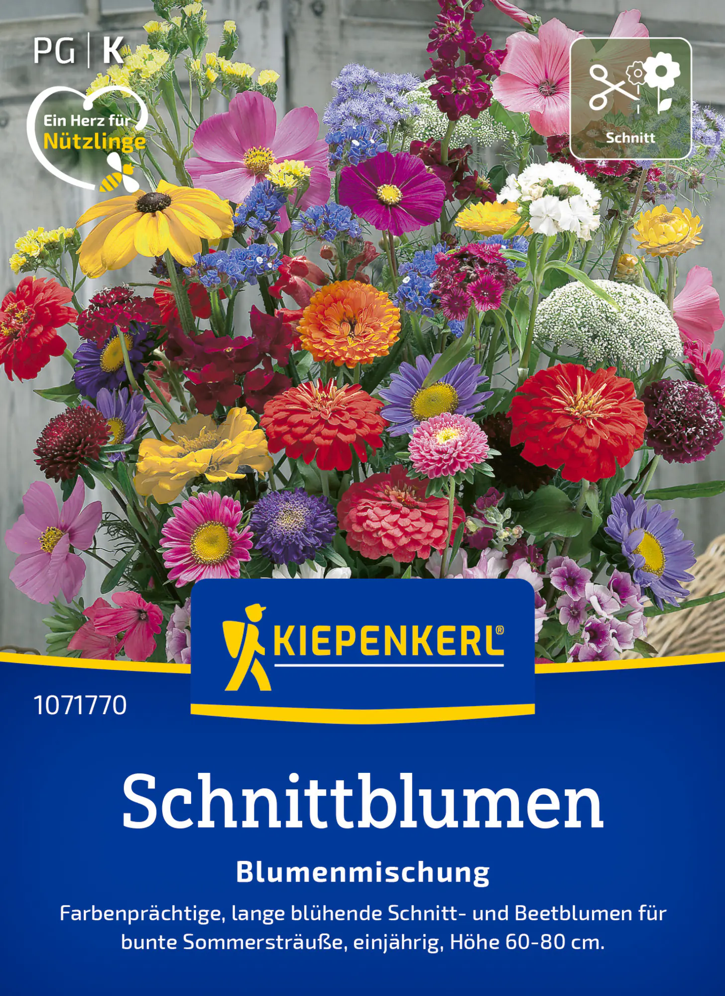 Kiepenkerl Saatgut Blumen-Mischung Schnittblumen für ca. 1-2 m²