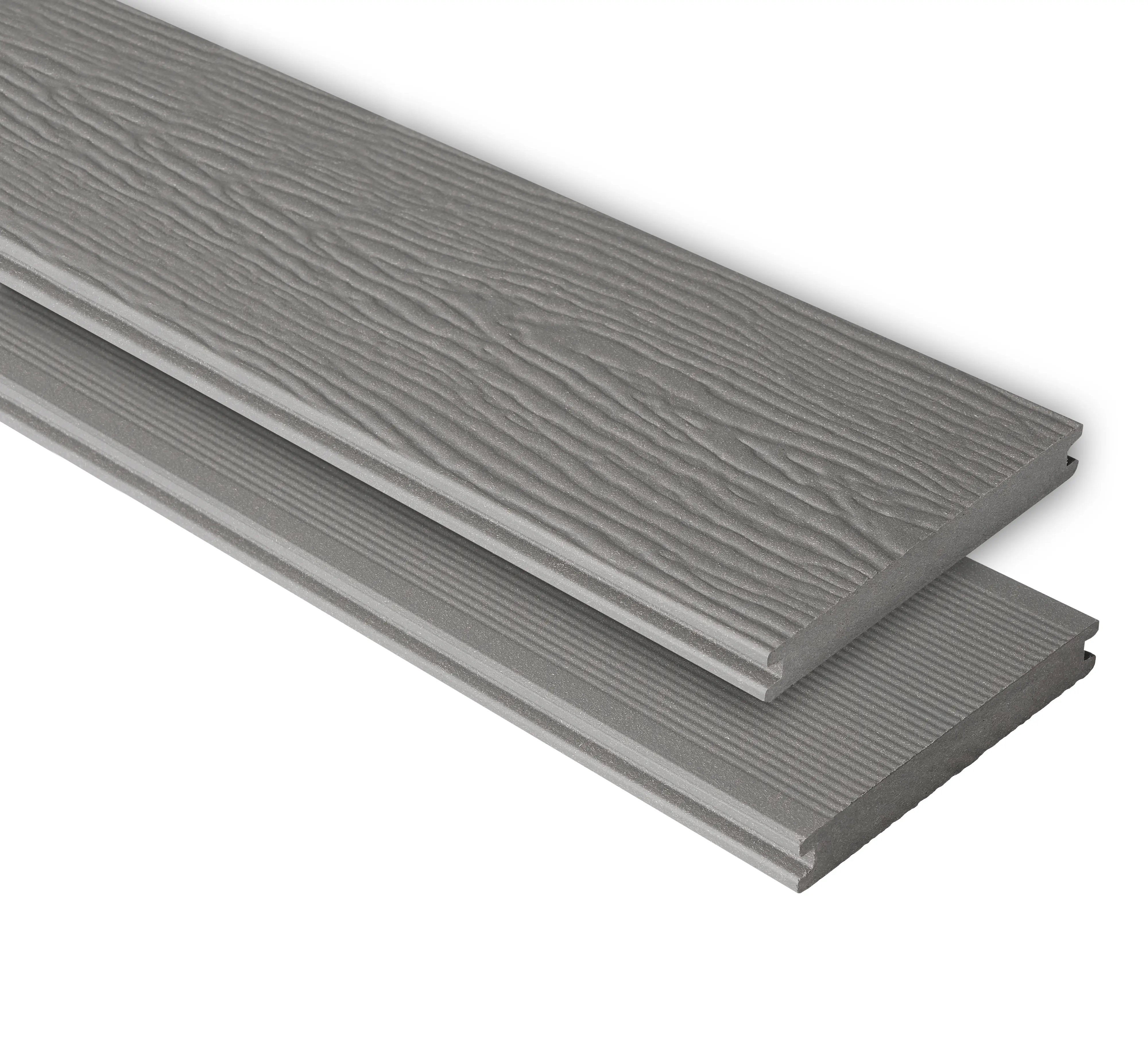 Kovalex Terrassendiele WPC 14,5 x 2 cm grau matt Meterware