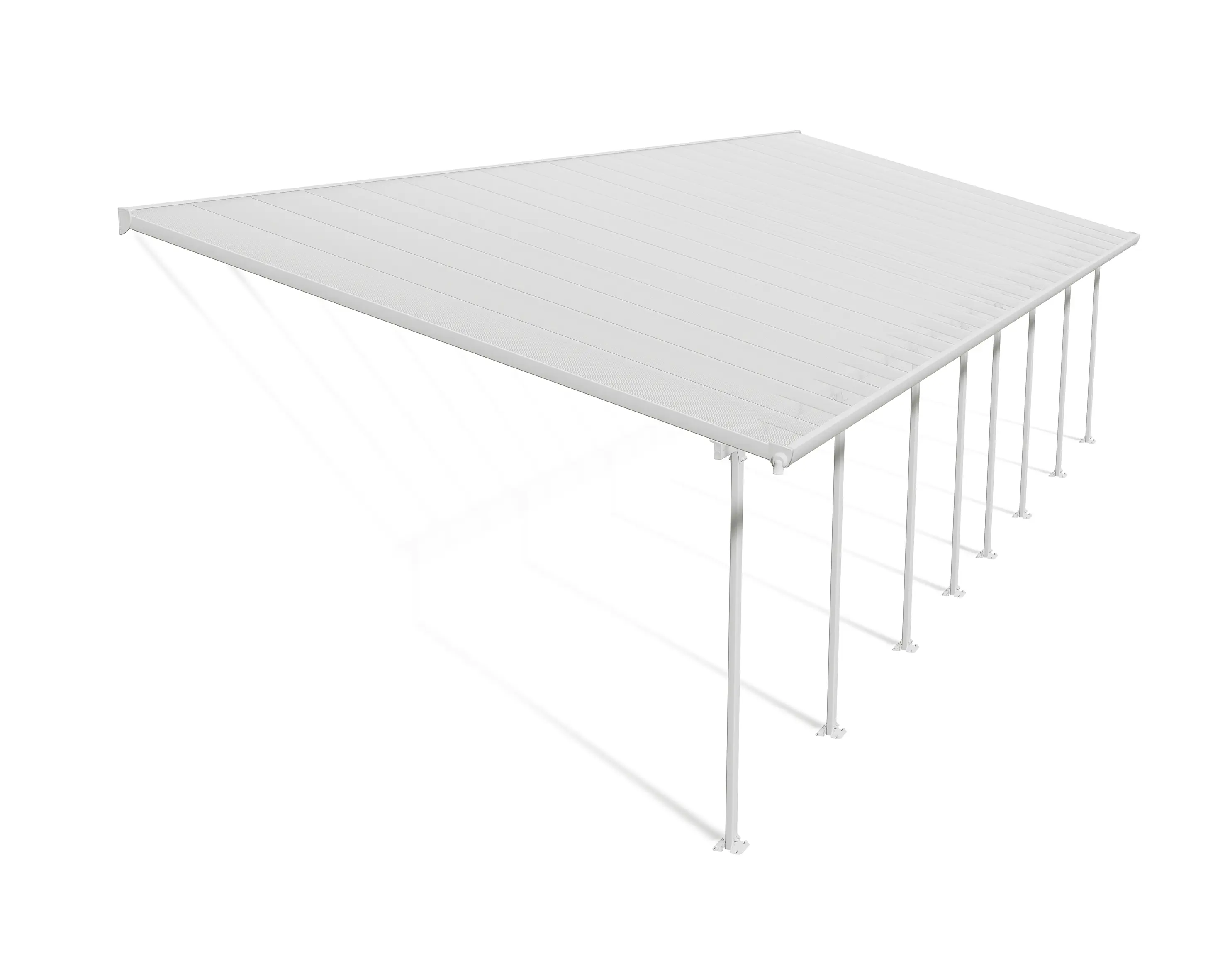 Canopia Terrassenüberdachung Feria 1212 x 380 cm weiß