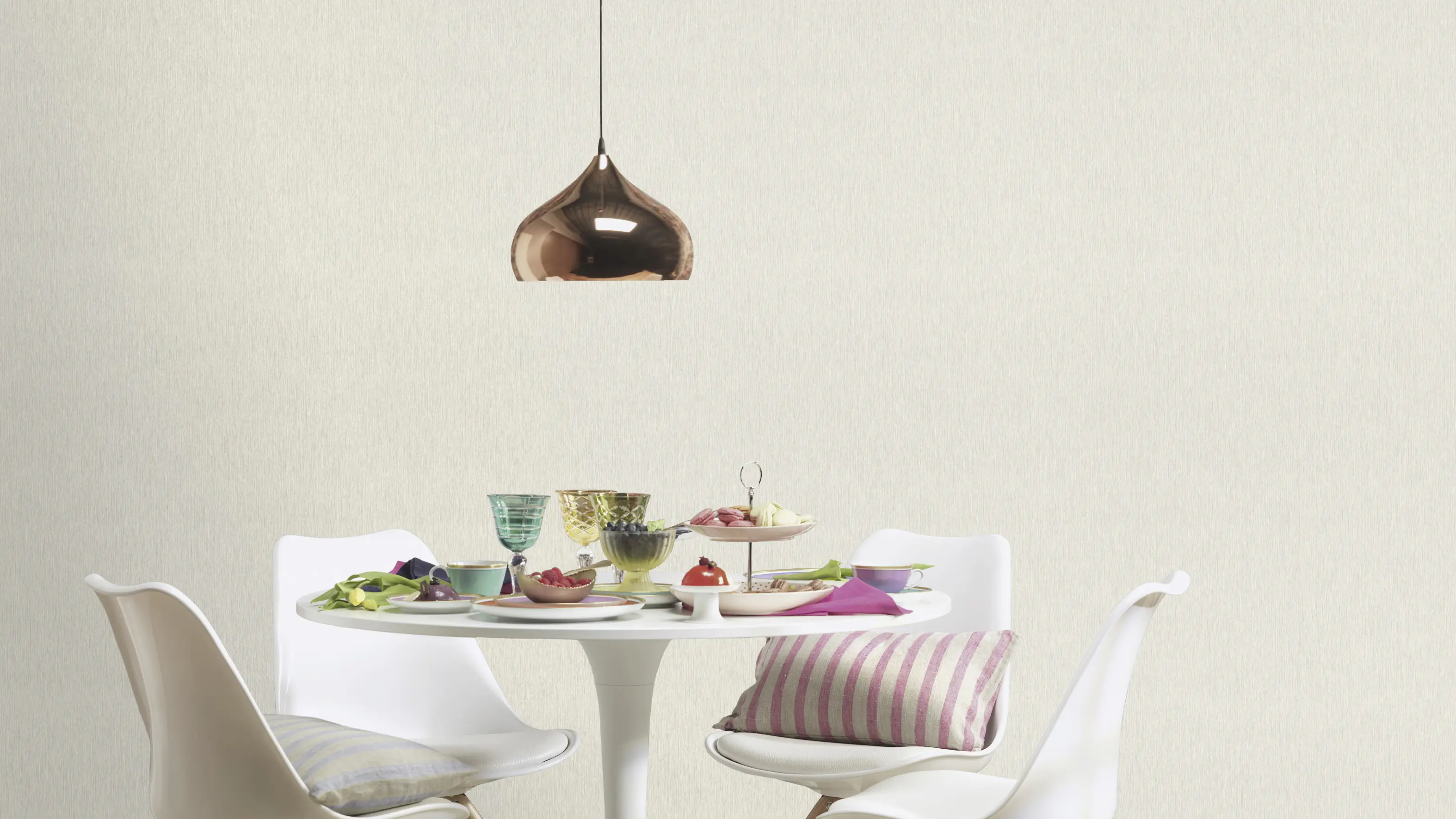 Rasch Vliestapete Uni Sky Lounge beige 10,05 x 0,53 m