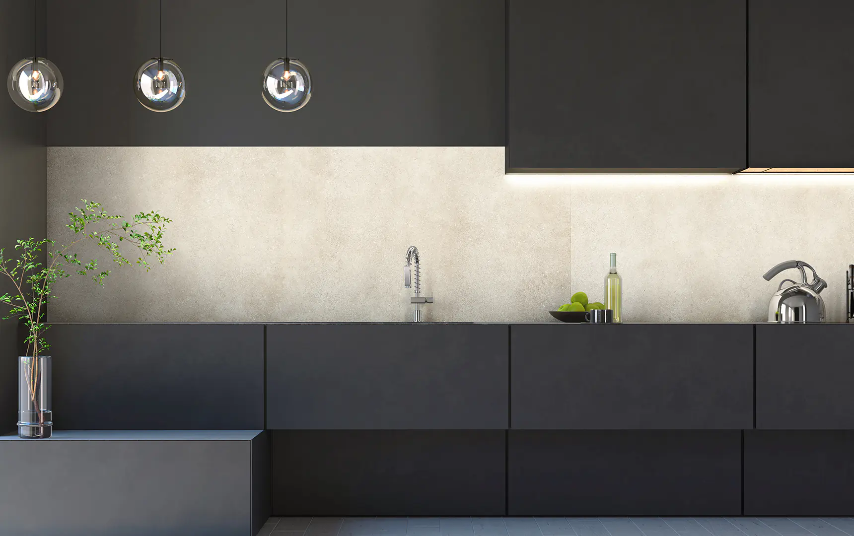 Classen Wandverkleidung Vario Stone white 255 x 120 cm x 3 mm