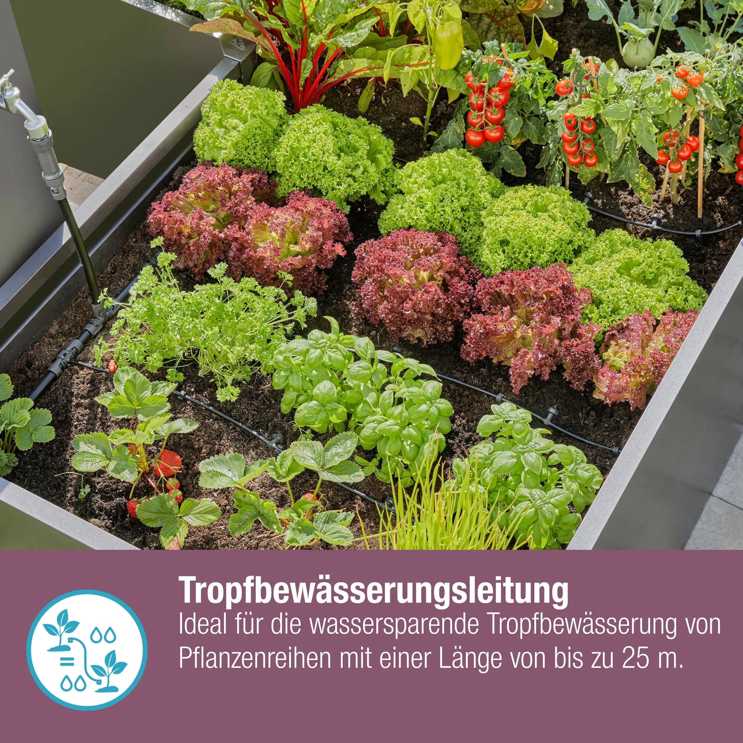 Gardena Tropfrohr, 1,6 l/h