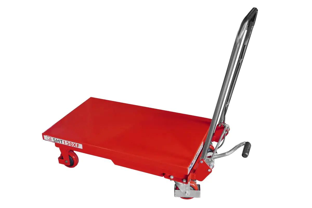 Holzmann Scheren-Hubtischwagen SHT150XF Höhe 22,5 - 74 cm
