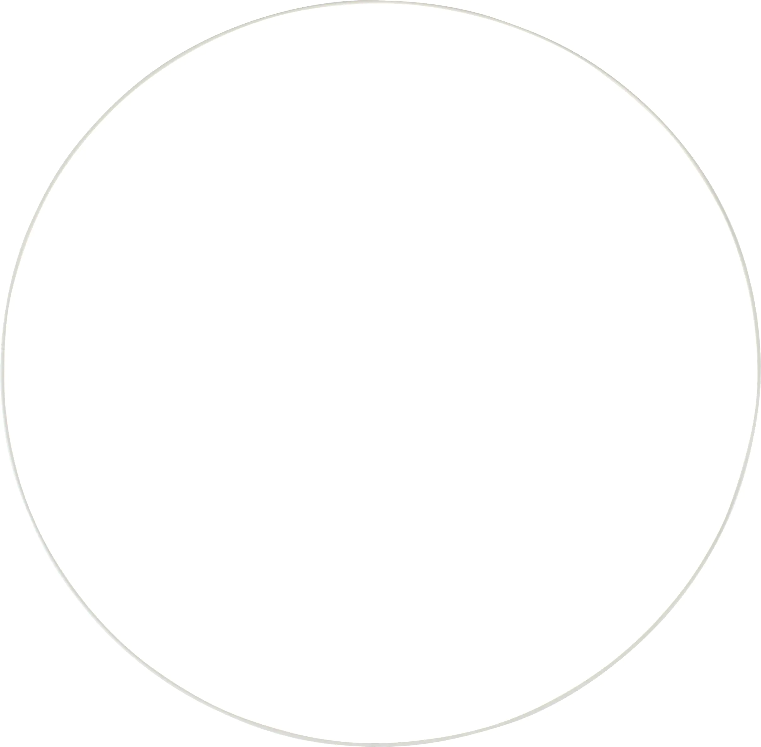 Glorex Metallring weiss 45 cm Farbe: weiß