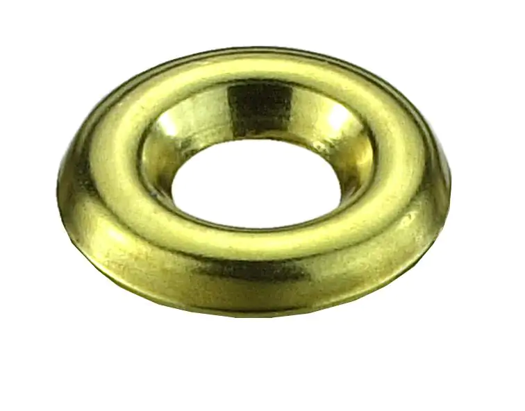 Connex Schraubenrosetten 13 x 5 mm - 40 Stück Messing