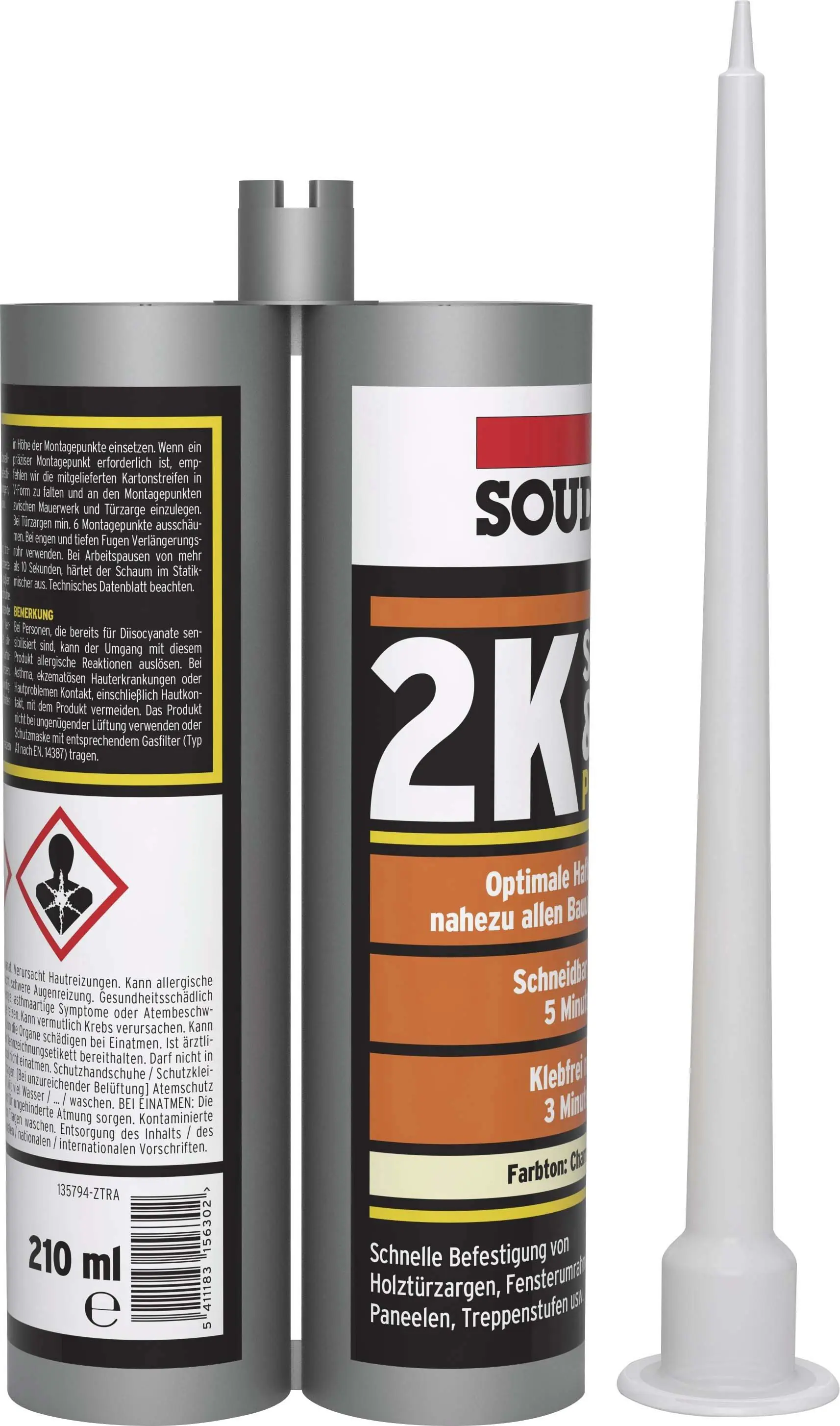 Soudal PU-Schaum 2K B2 210 ml