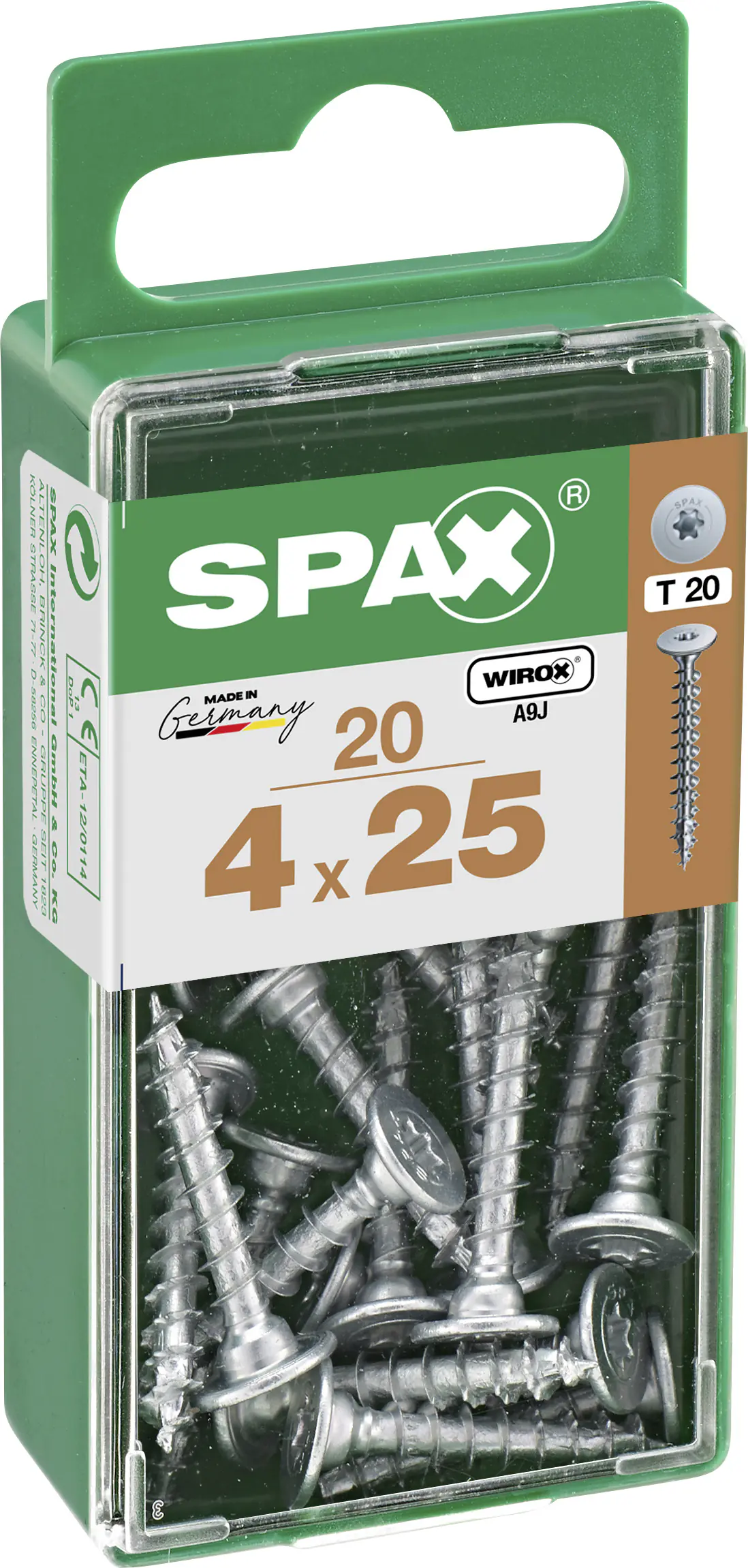 Spax Möbelbauschrauben 4.0 x 25 mm TX 20 - 20 Stk.