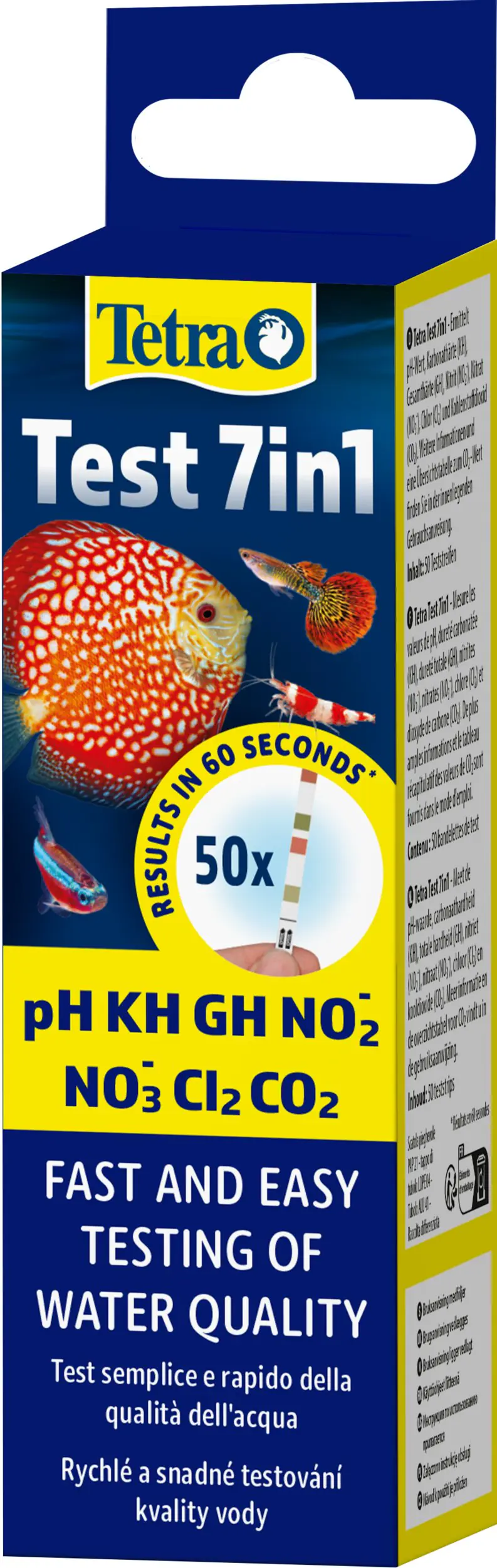 Tetra Aquariumwassertest 7in1 50 Teststreifen