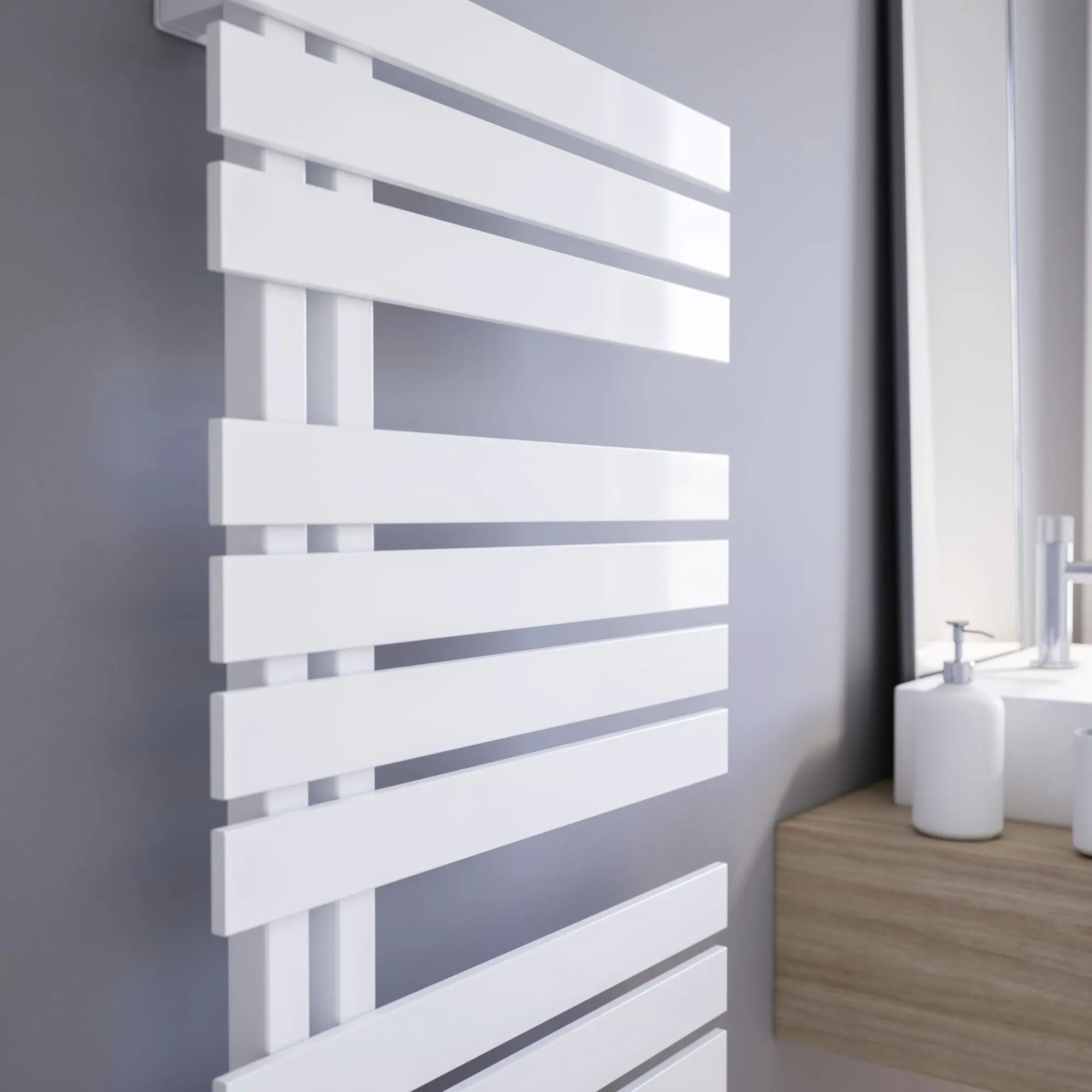 Schulte Design-Heizkörper Breda 106 x 50 cm alpinweiß 477 W