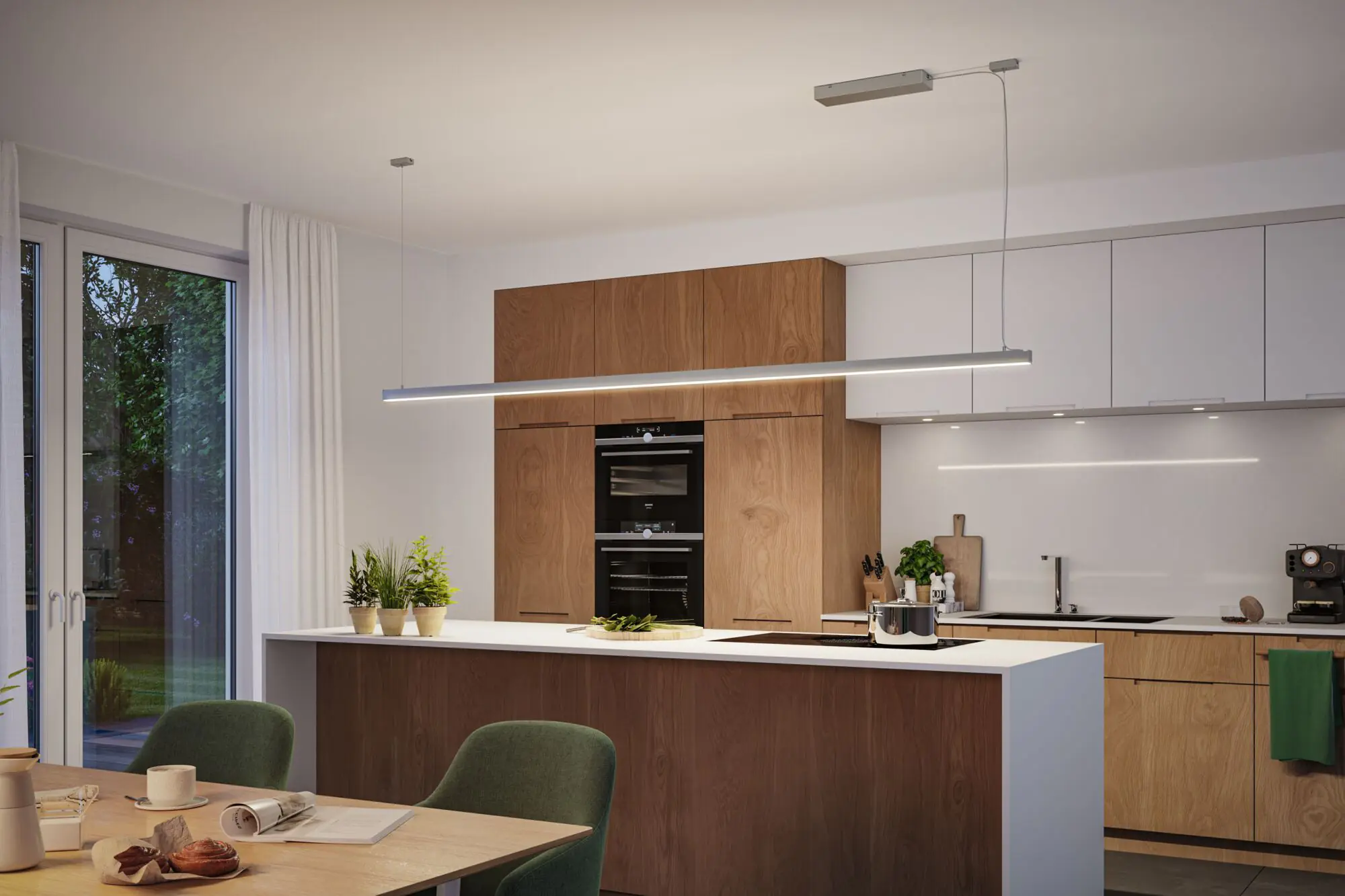 Paulmann Einspeisung für Lichtleiste Linion Power Box 120 W Kunststoff chrom matt
