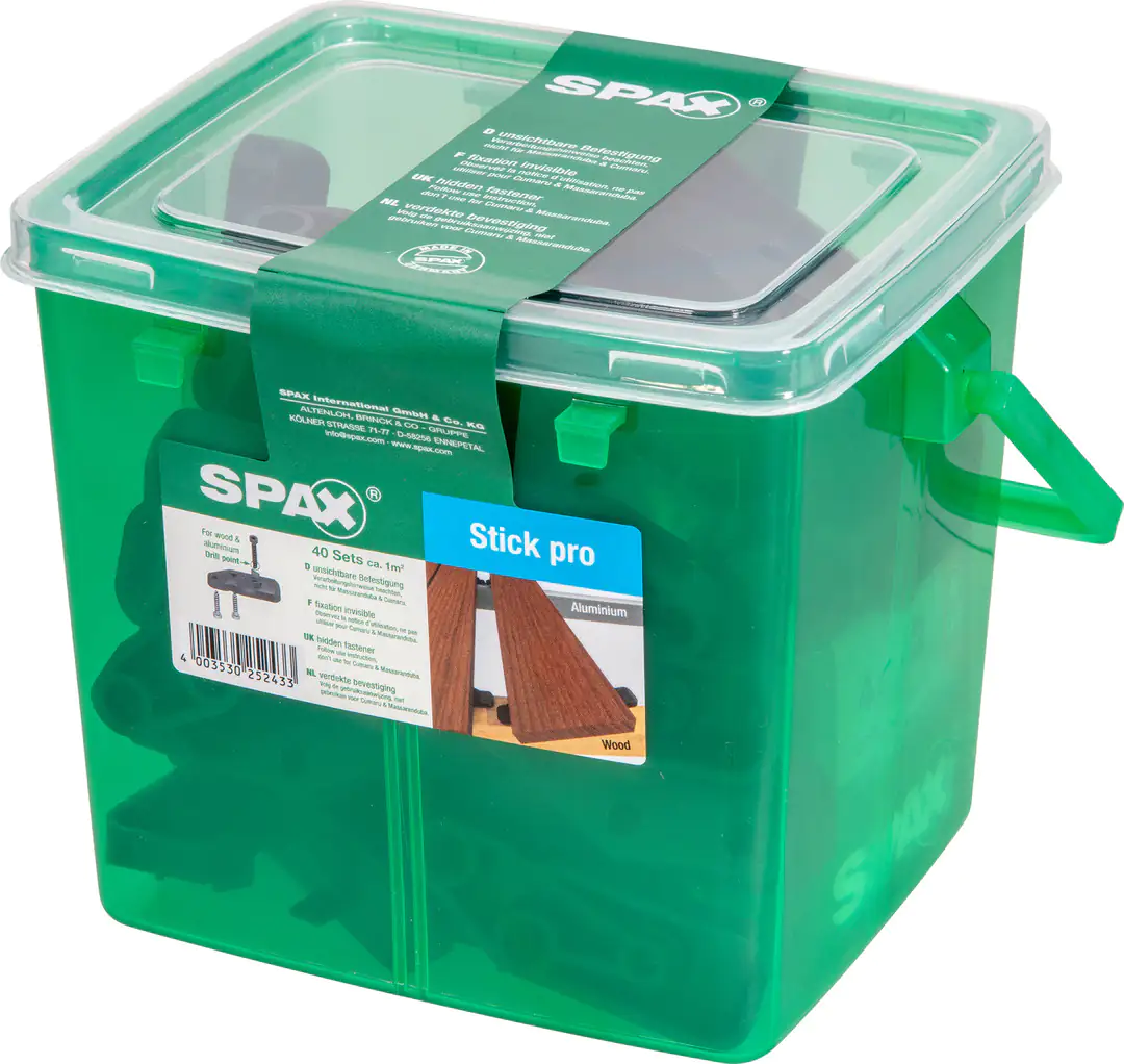 Spax Terrassestick-Set 60 x 20 x 8 mm zum stecken - 40 Stk.
