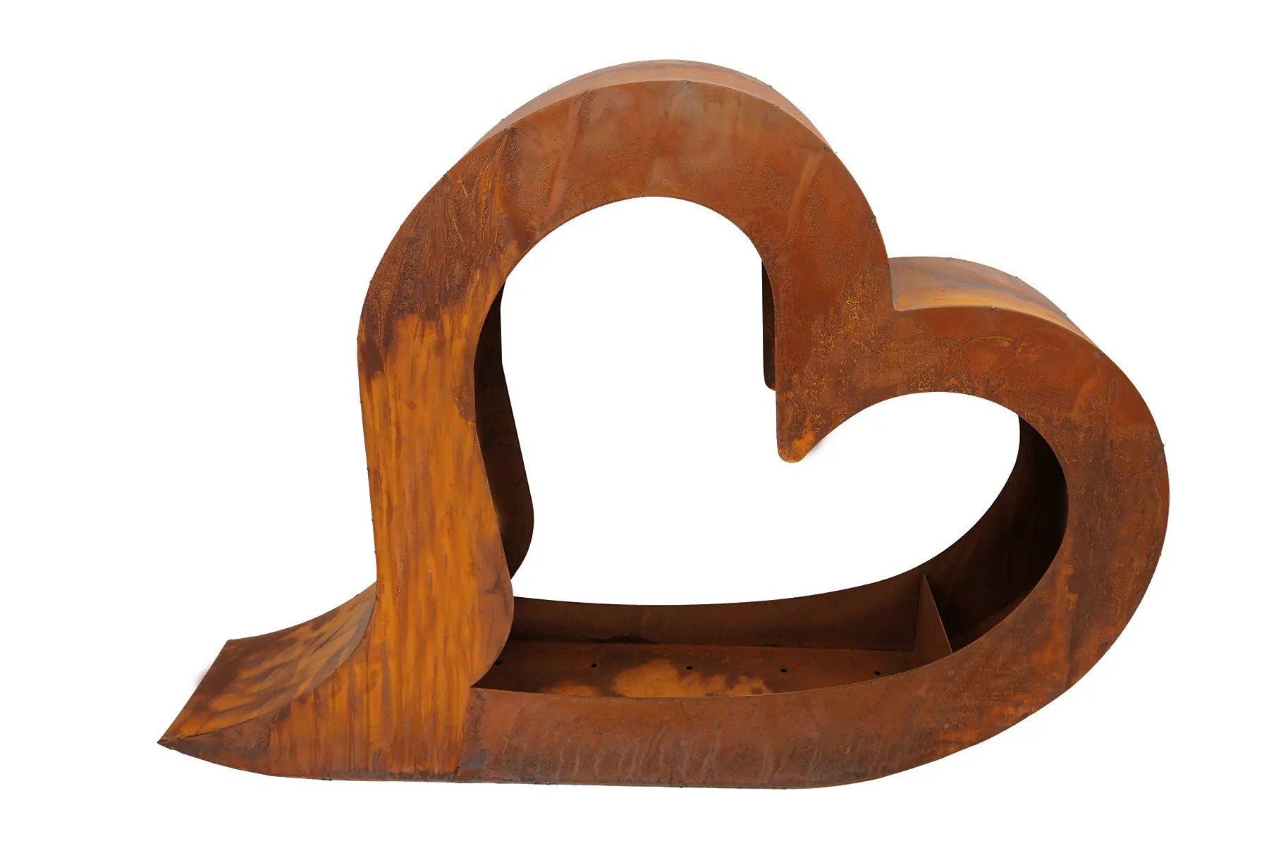 Badeko Herz Lydia 140 x 107 x 25 cm rostbraun