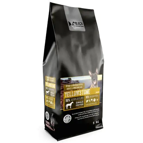 Black Canyon Yellowstone Hundetrockenfutter Adult 5 kg Pferd & Kartoffel