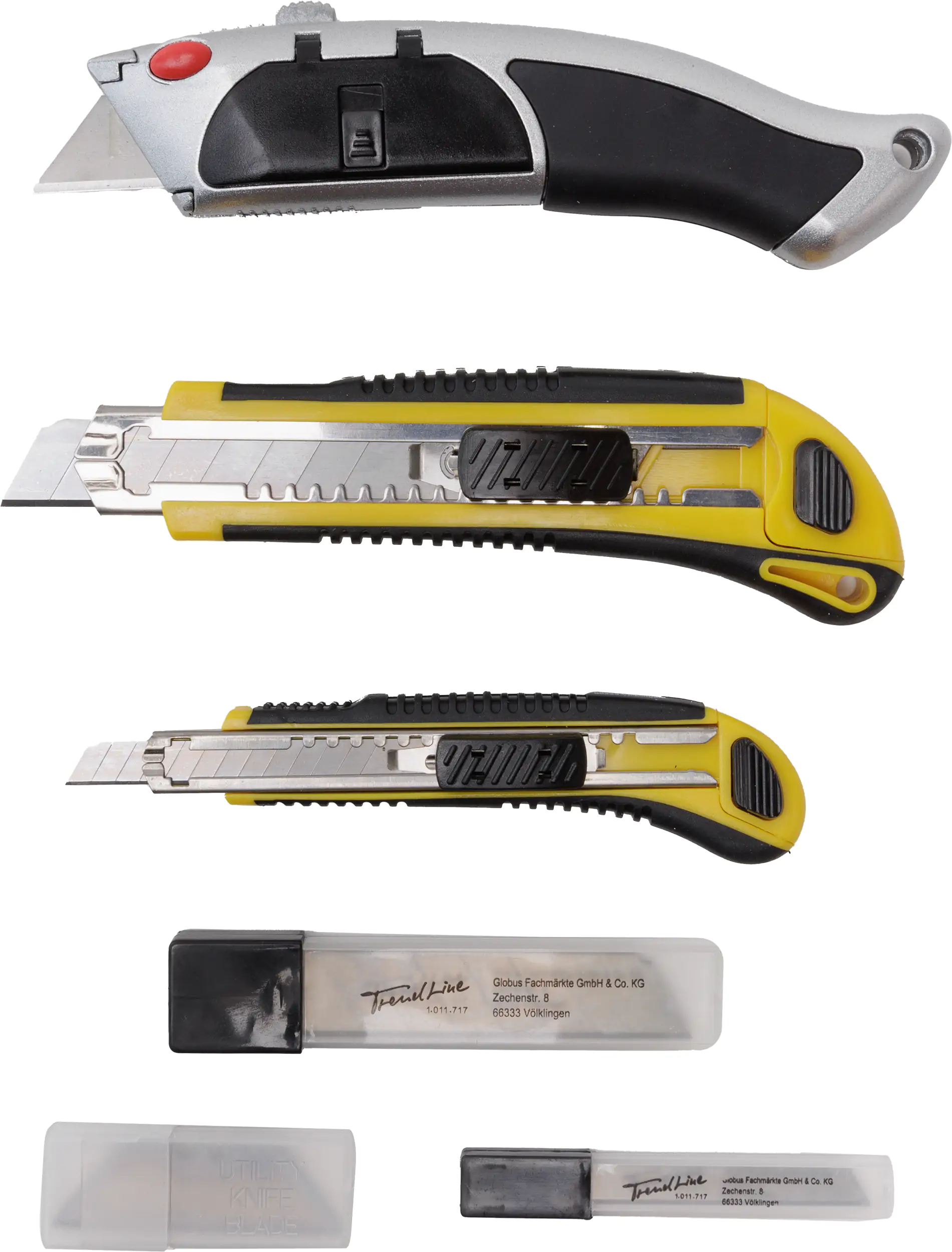 TrendLine Messer-Set mit 15 Ersatzklingen