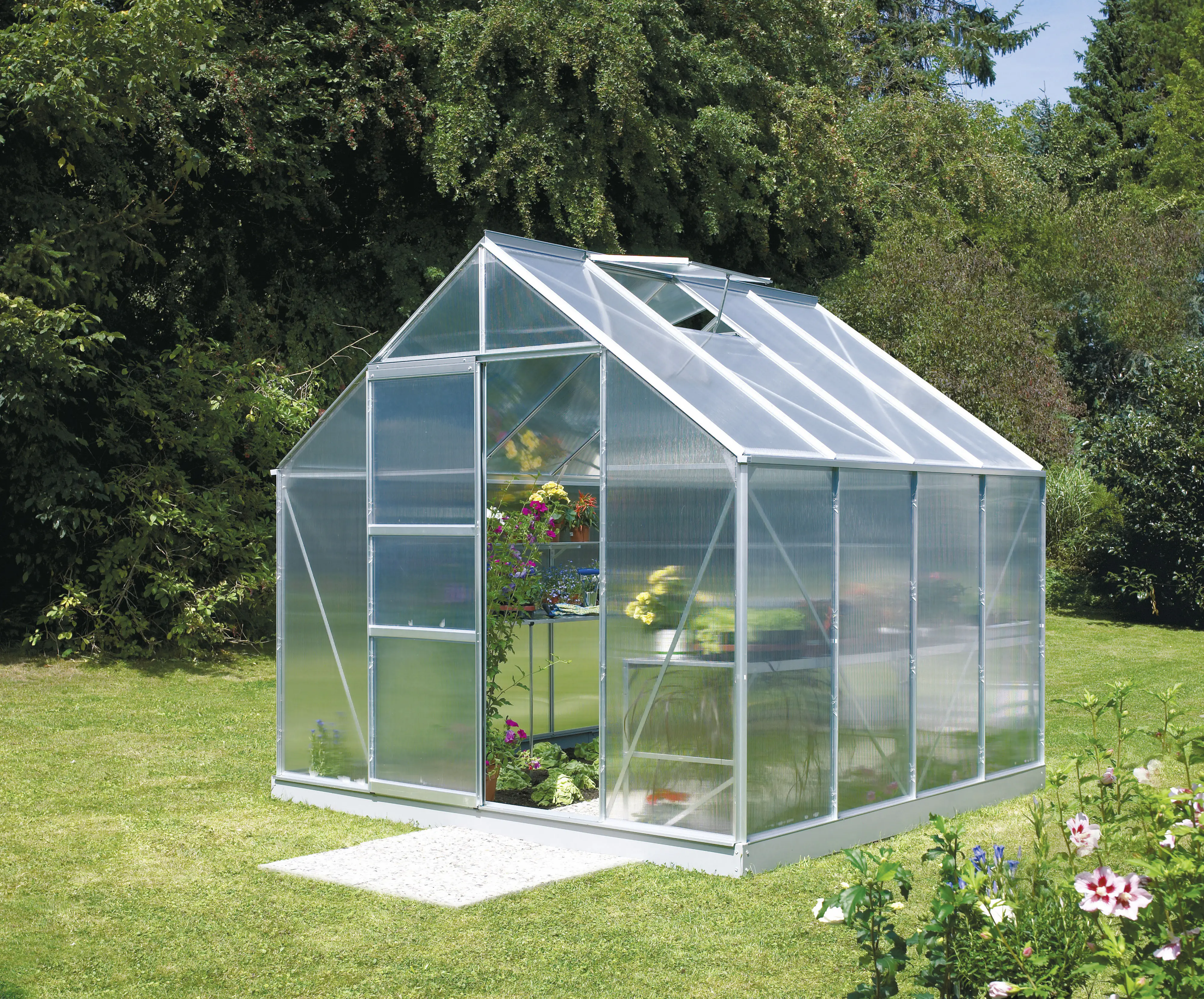 Vitavia Gewächshaus Merkur 6700 254 x 254 cm 6 mm HPK