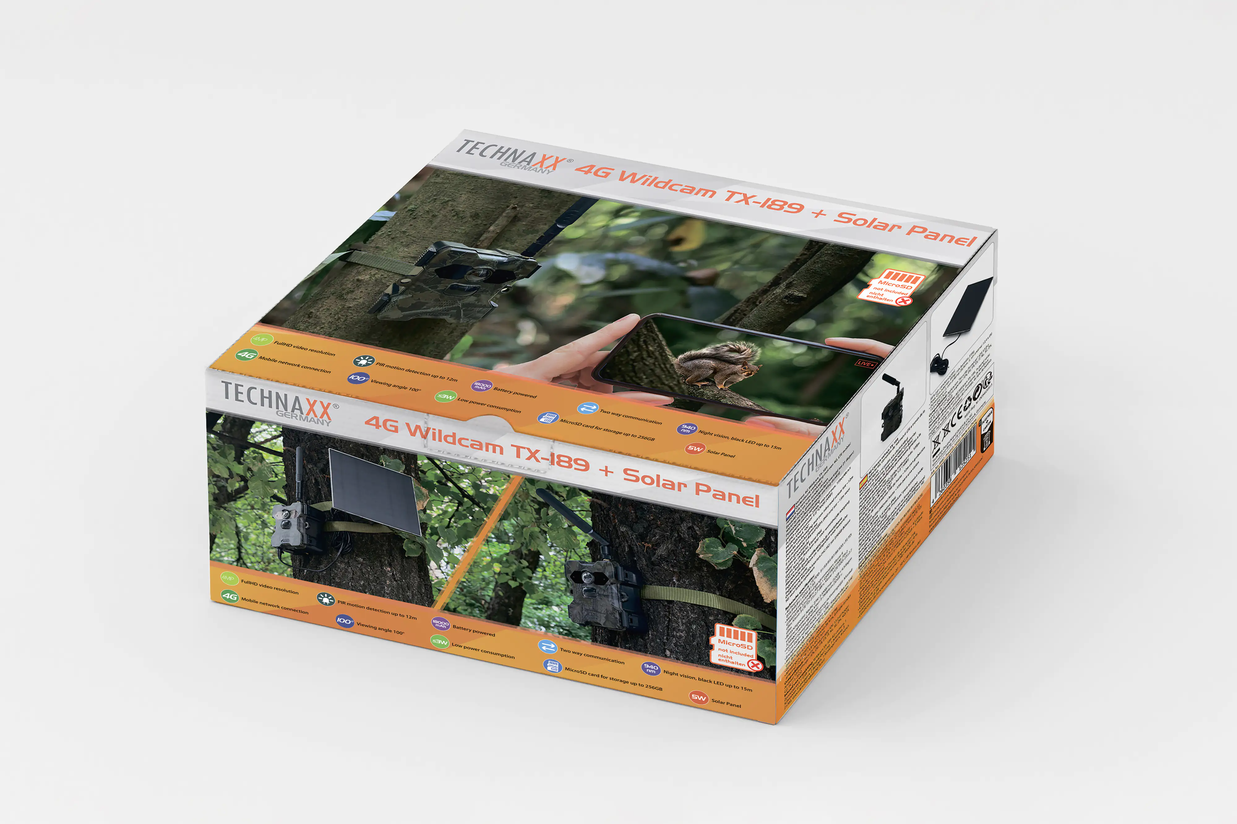 Technaxx 4G Solar-Wildkamera TX-189 