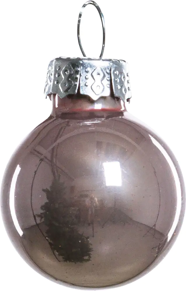 TrendLine Mini-Christbaumkugeln aus Glas Ø 2,5 cm gold-rose 100 Stück
