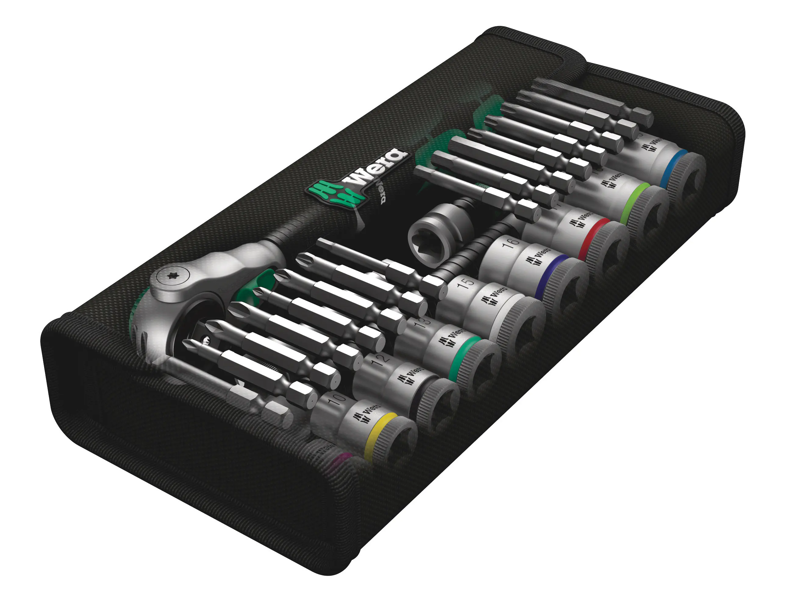 Wera Speed-Knarrensatz 8100 SB 6 Zyklop 3/8"-Antrieb metrisch 29-teilig