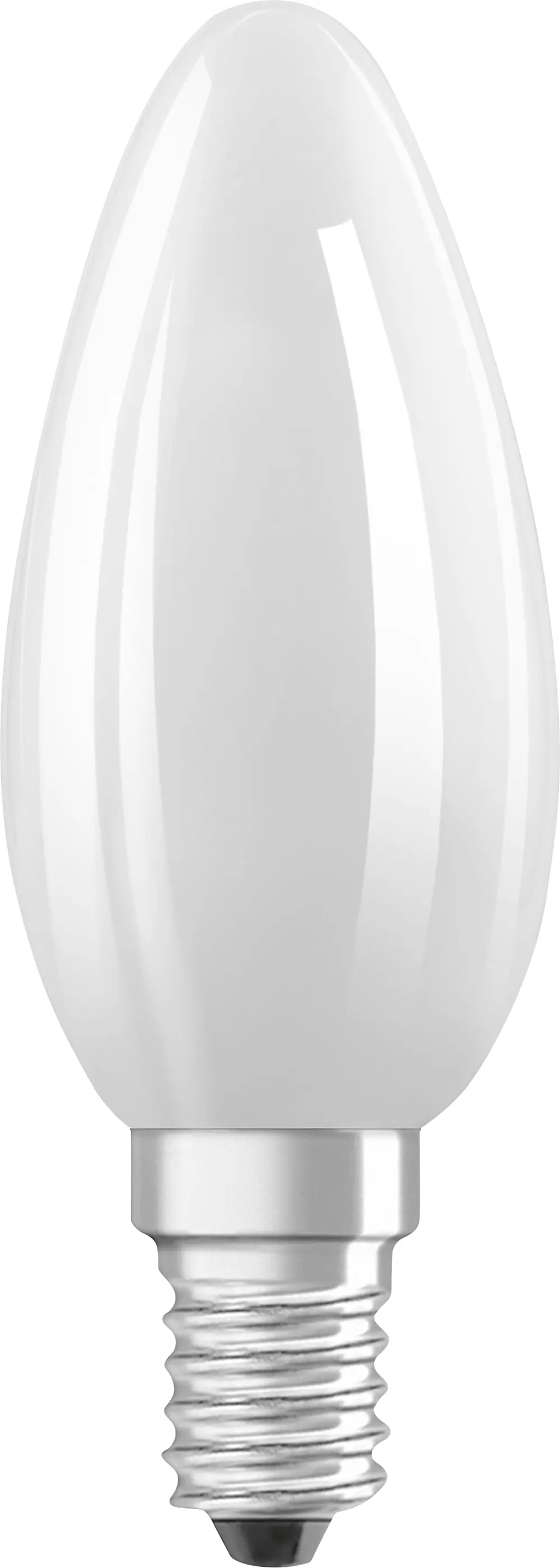 Osram LED Kerzenlampe E14 5,5 W warmweiß weiß matt
