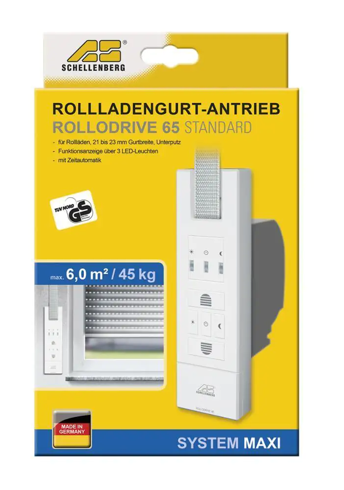 Schellenberg elektrischer Gurtwickler RolloDrive 65 Standard