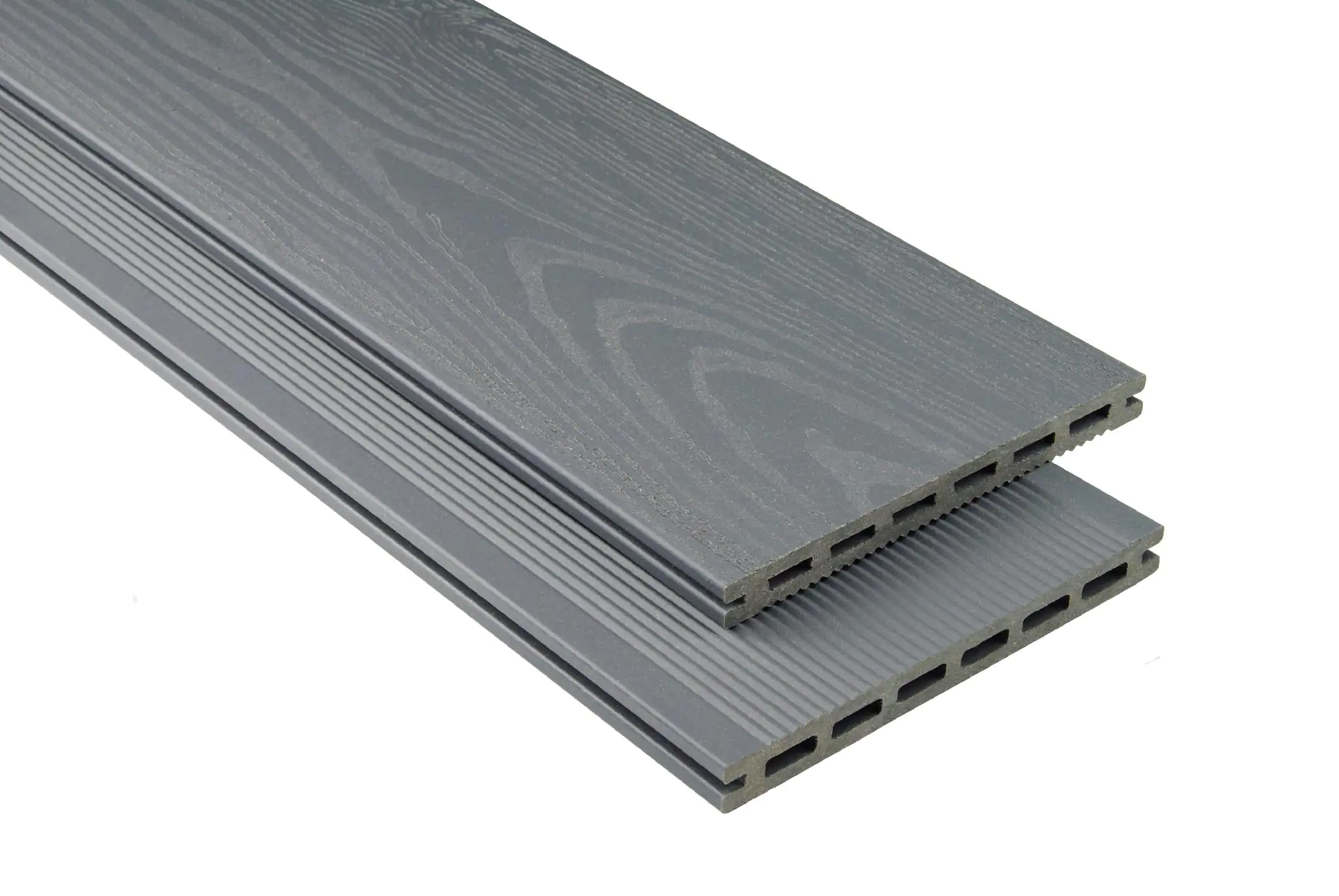 Kovalex Terrassendiele WPC 300 x 19 x 2,0 cm steingrau mattiert