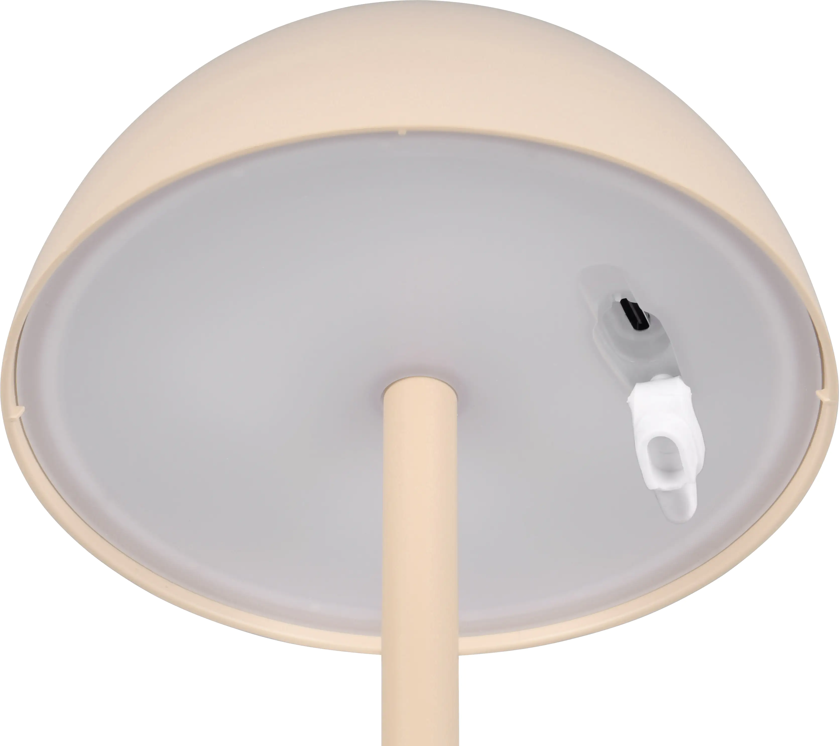 Reality Leuchten LED Akku-Tischleuchte Ricardo sand 30 cm warmweiß