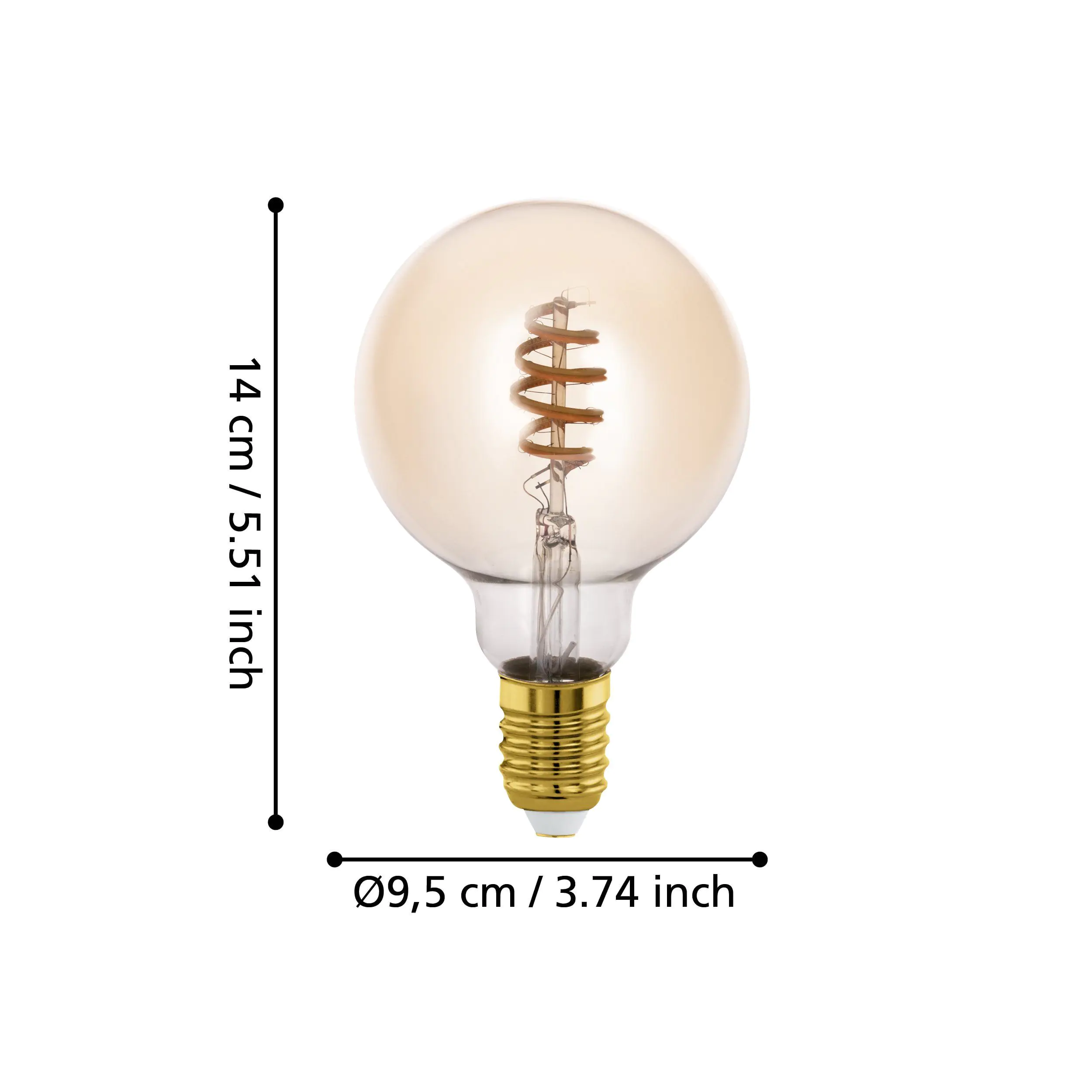 Eglo Connect LED Leuchtmittel-Z G95 Globeform E27 5,5 W Smart connect Z