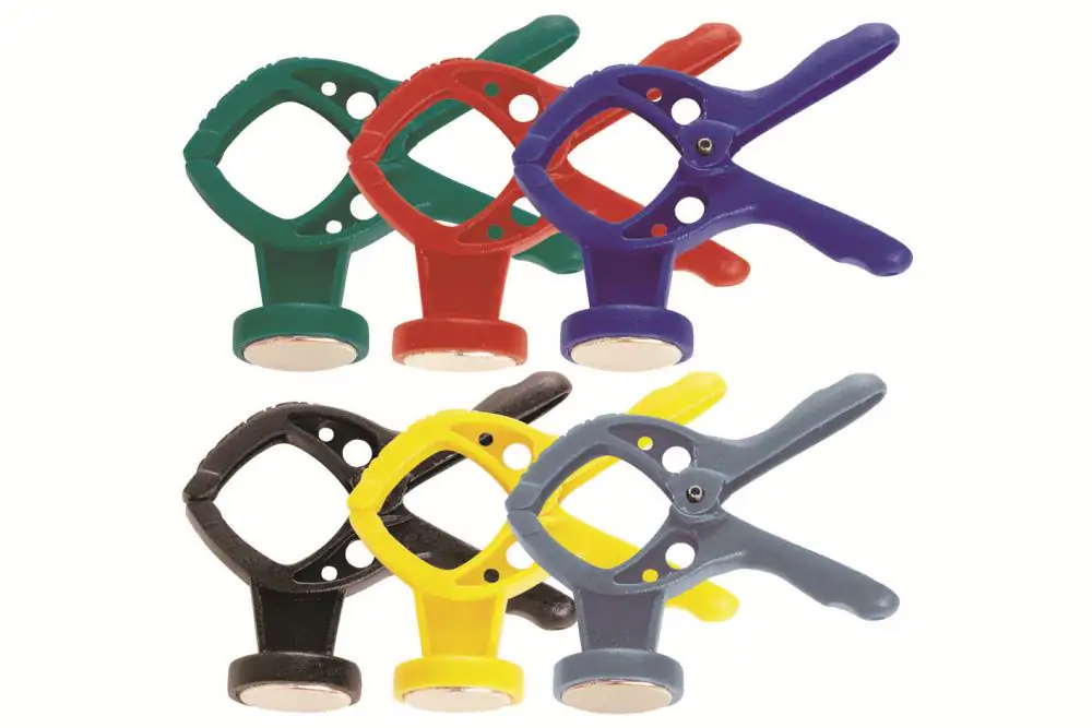 Wolfcraft Zwinge microfix XS mit Magnet Spannweite 15 mm