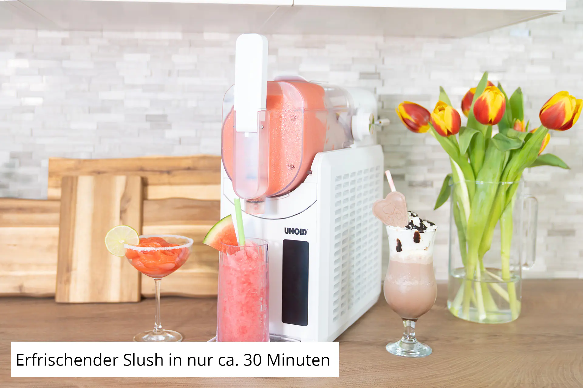 Unold Slush-Eismaschine Susi 48940 2 L weiß