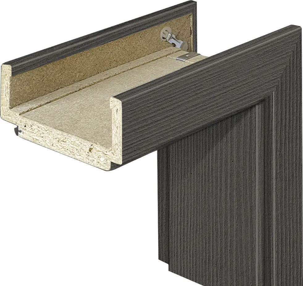 Borne Zarge CPL Masera grau 98,5 cm DIN links