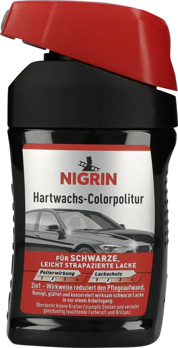 Nigrin Hartwachs-Colorpolitur schwarz 300ml