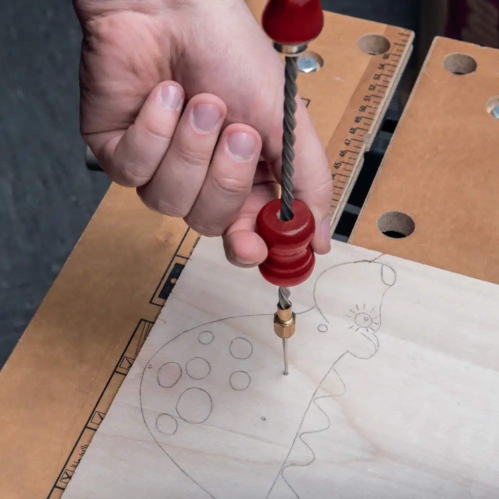 Drillbohrer mit 3 Einsätzen