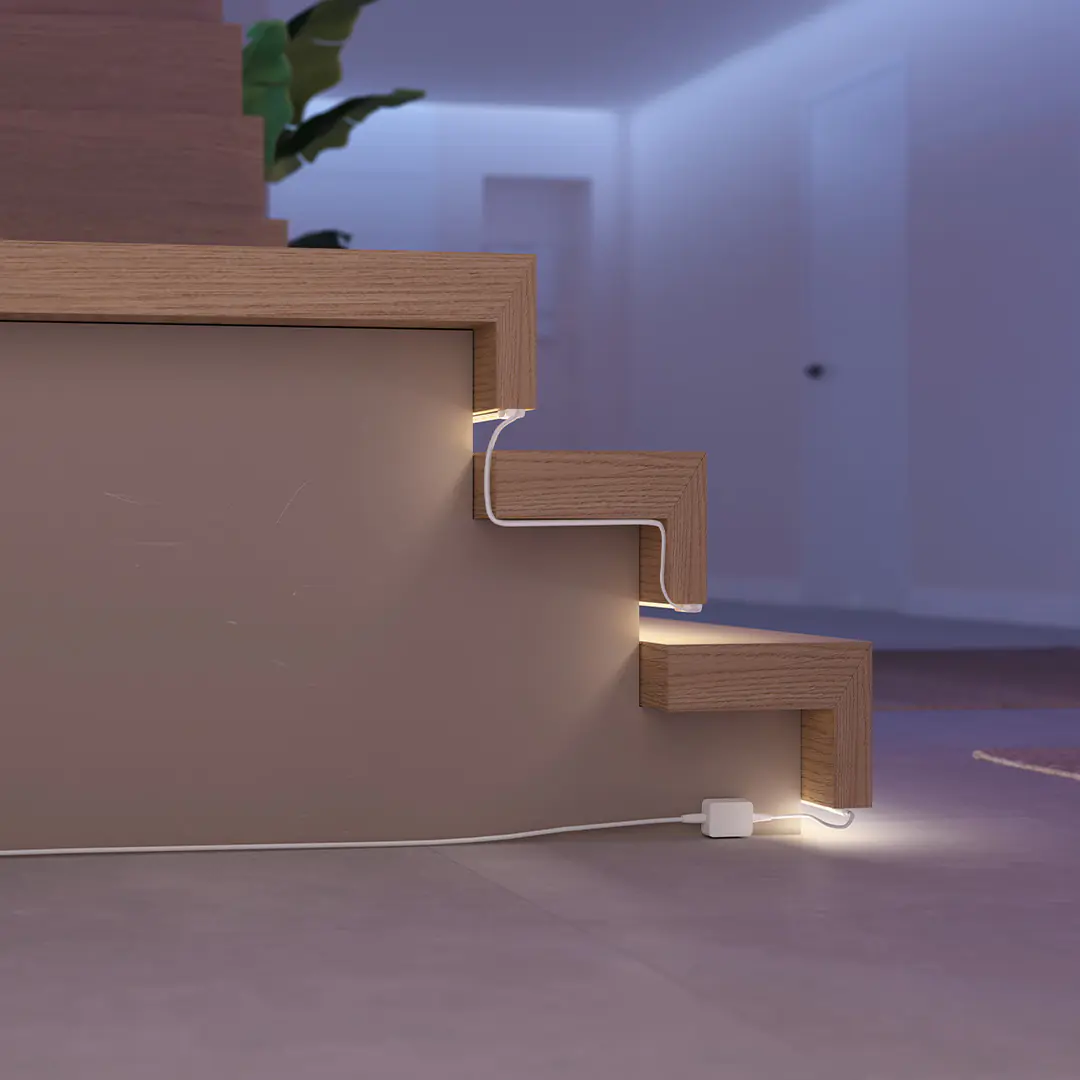 Philips Hue Verbinder Flux Gradient LED-Streifen weiß 4 Stück