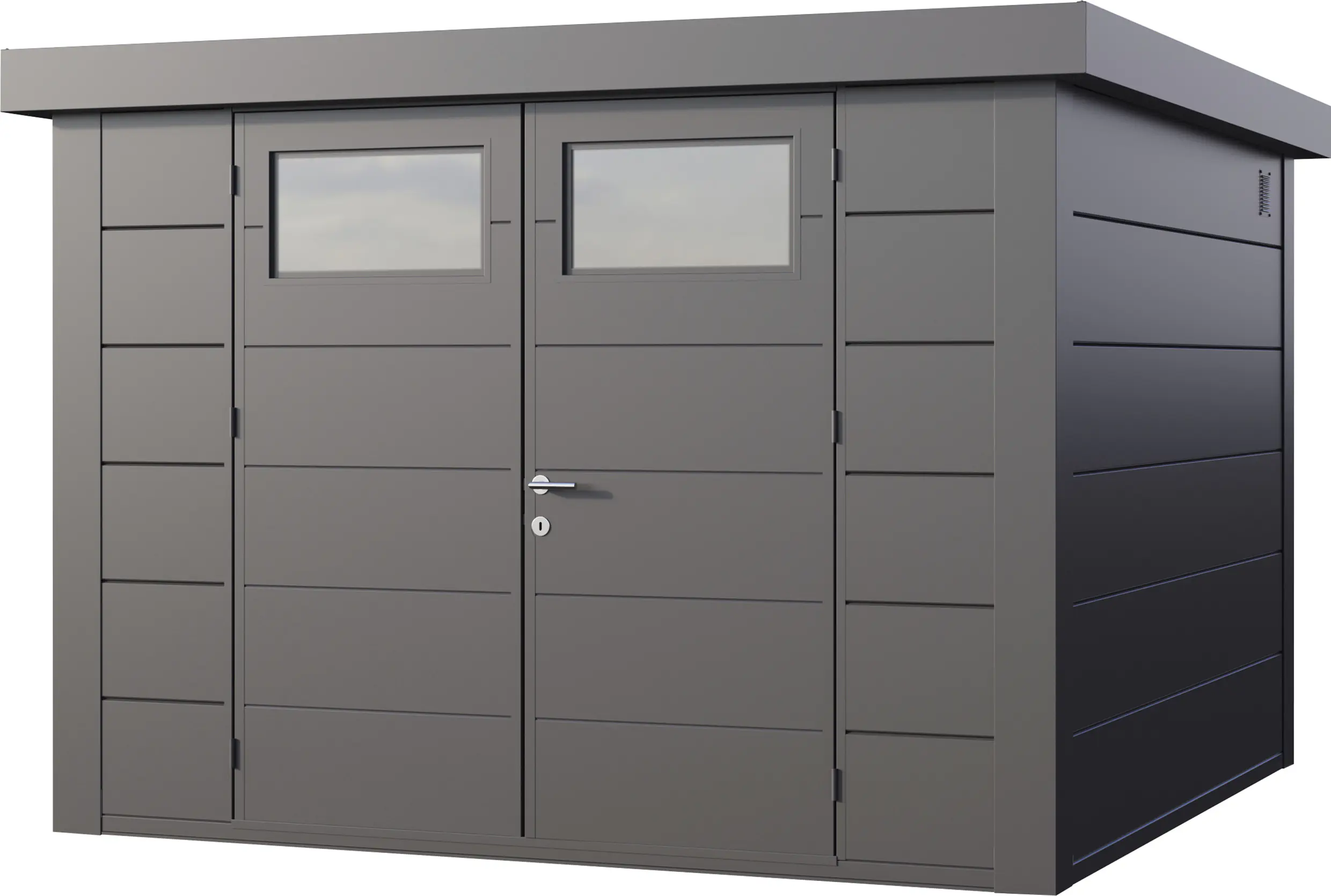 Telluria Gerätehaus Classico 3030 granitgrau 298 x 298 cm