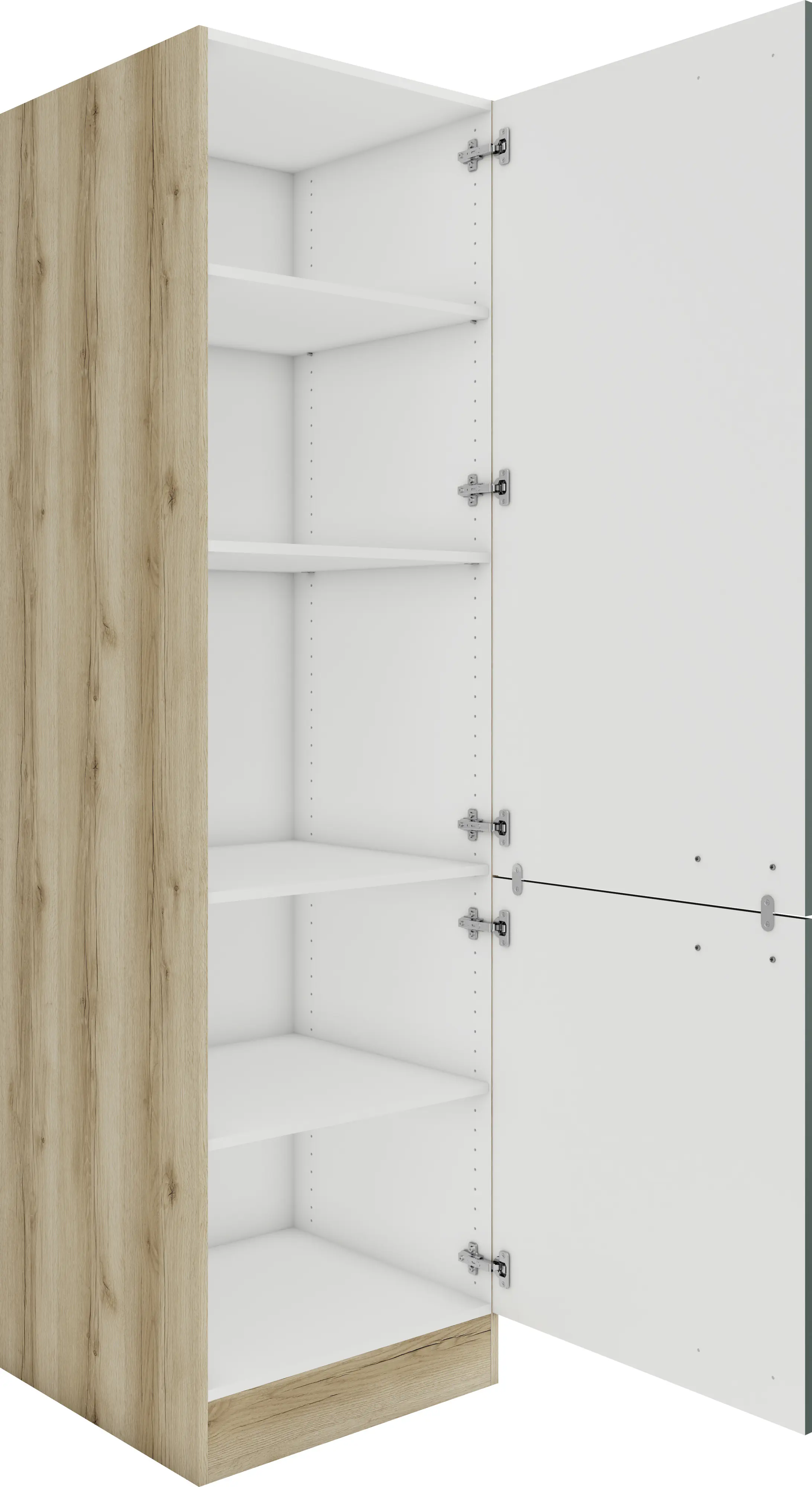 Optifit Hochschrank Savona 405 steingrün/eiche 60 cm 