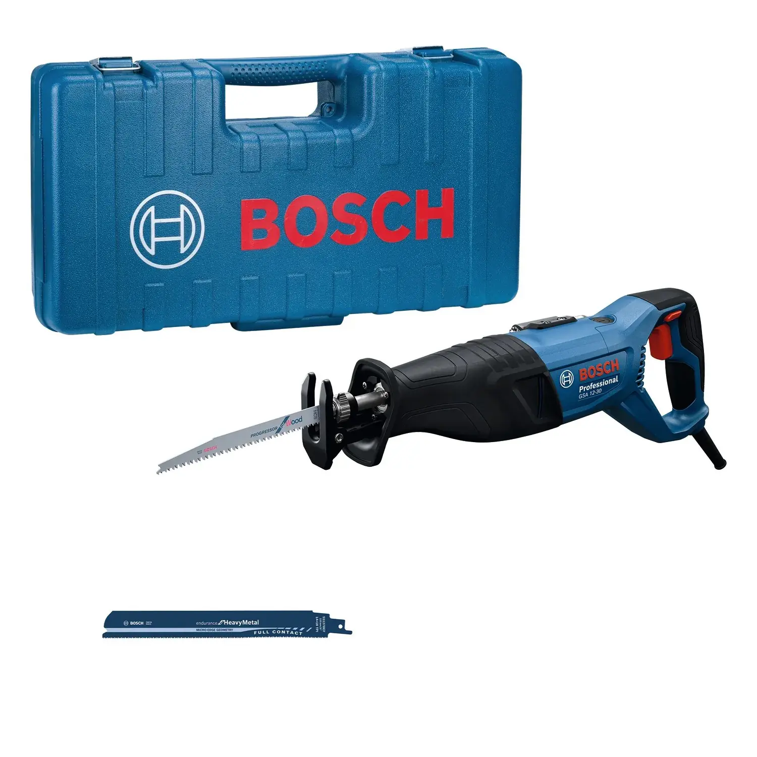 Bosch Professional Säbelsäge GSA 12-30 mit 2 Sägeblättern 1250 W
