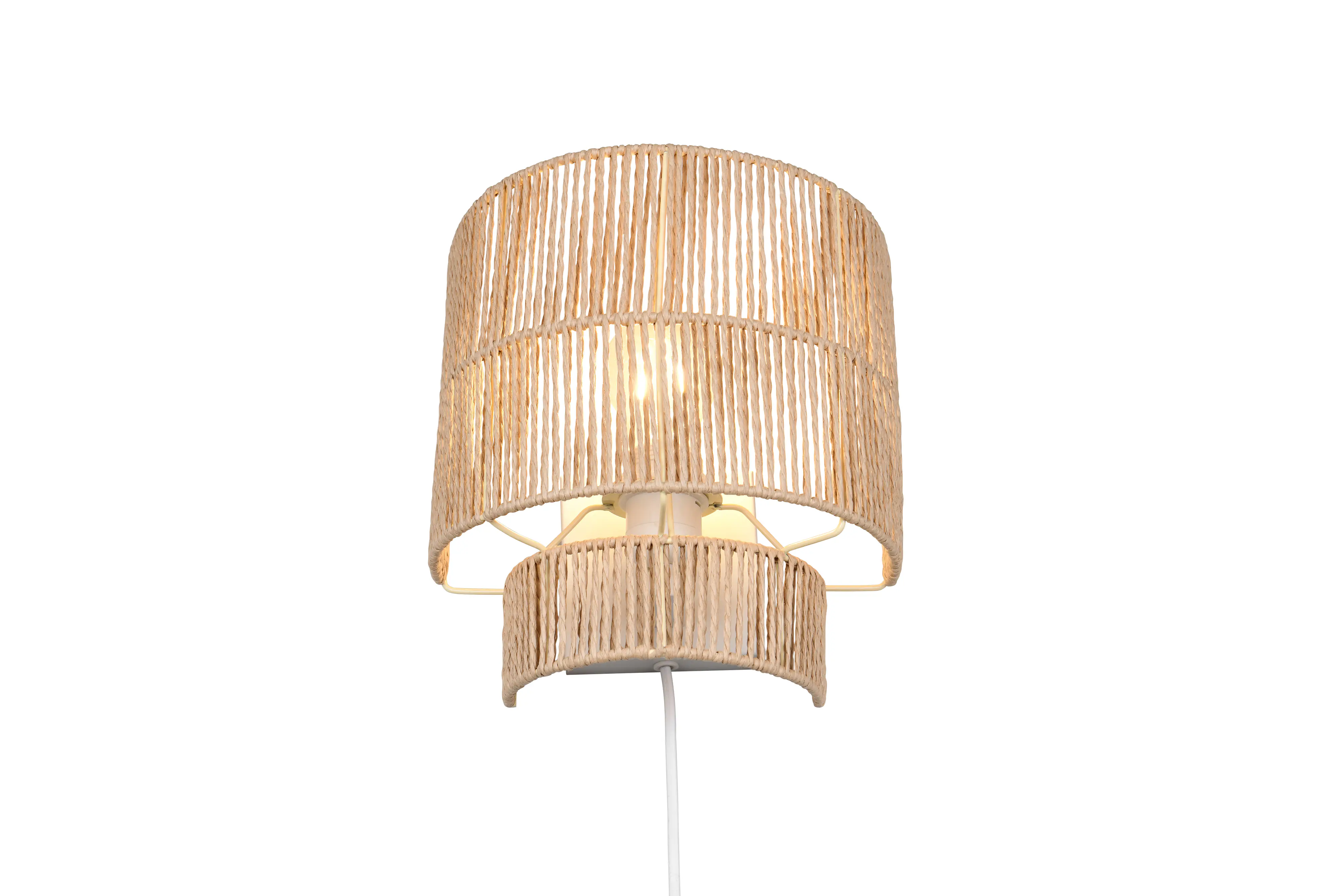 Trio Wandleuchte Satna 24,5 x 24,5 cm braun