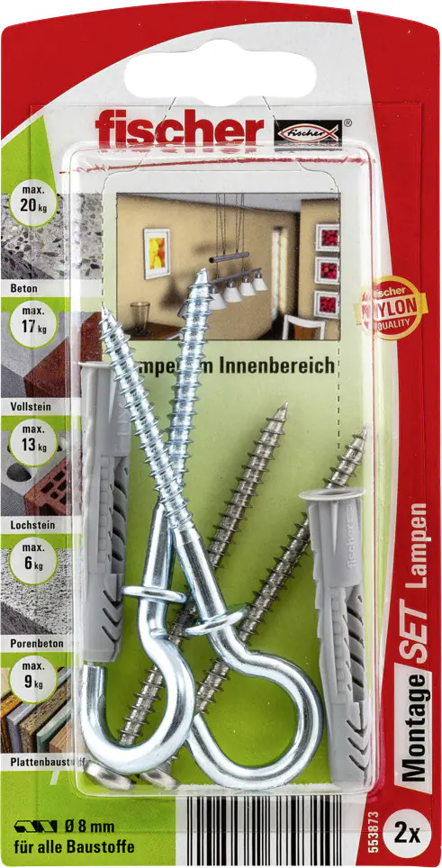 Fischer Montage-Set Lampen