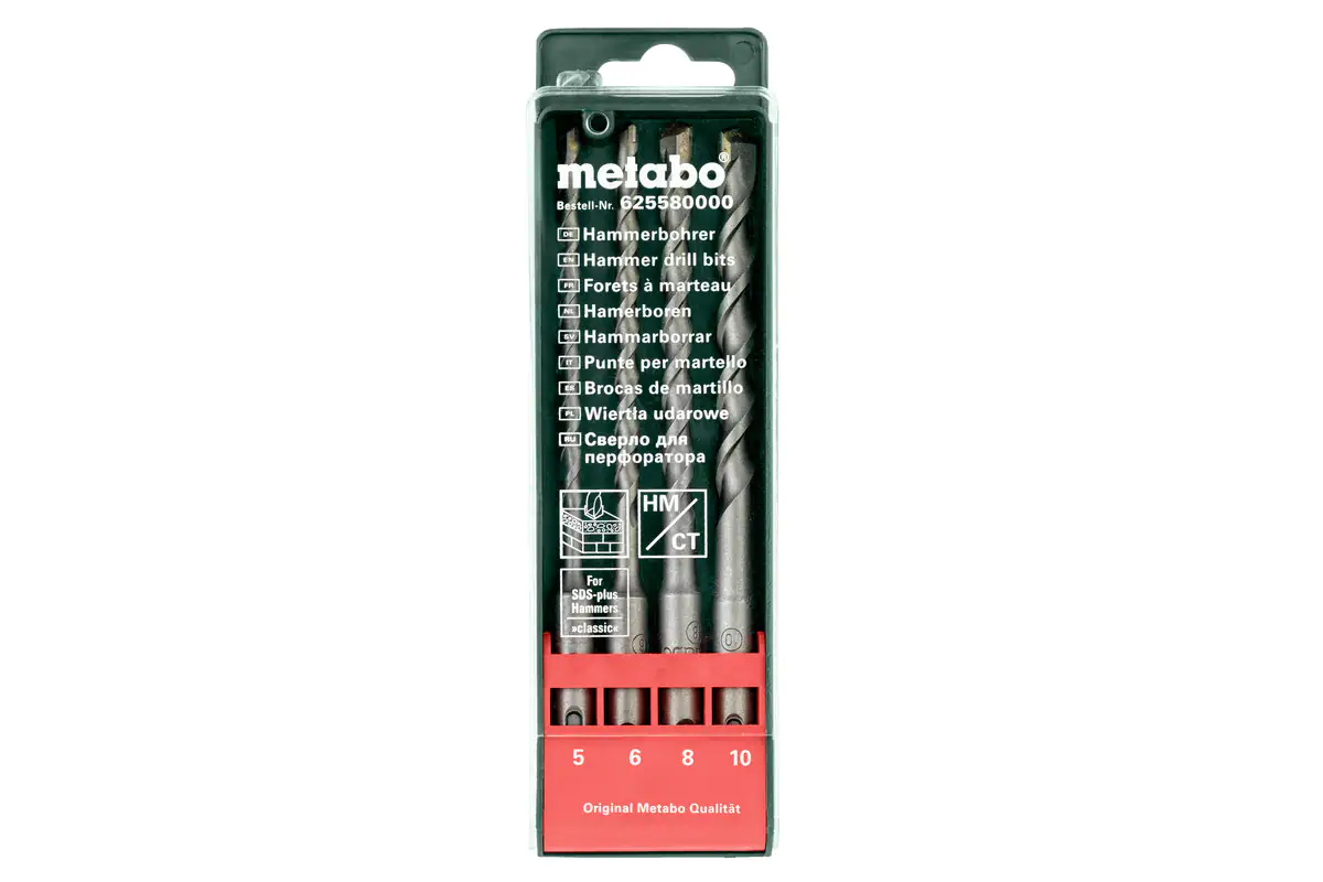 Metabo Bohrer-Set SDS-Plus 4-teilig