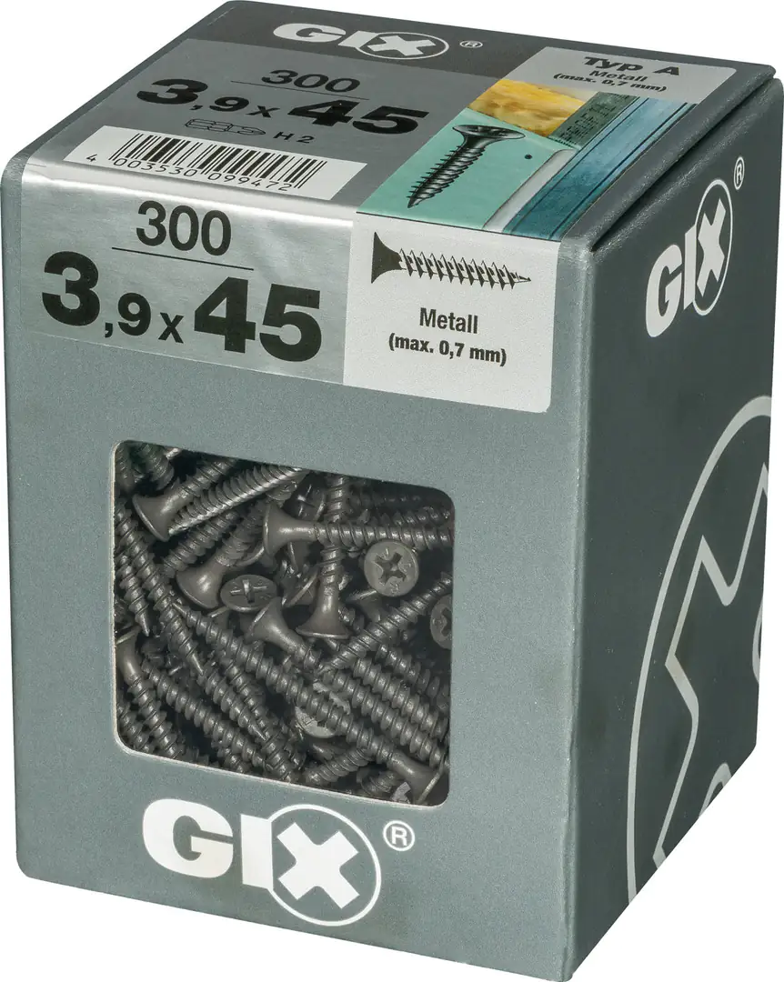 Spax Schnellbauschrauben 3.9 x 45 mm PH 2 Feingewinde - 300 Stk.
