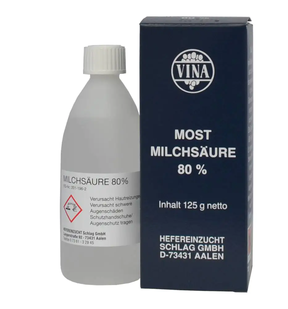 Vina Most Milchsäure 80% 125g 