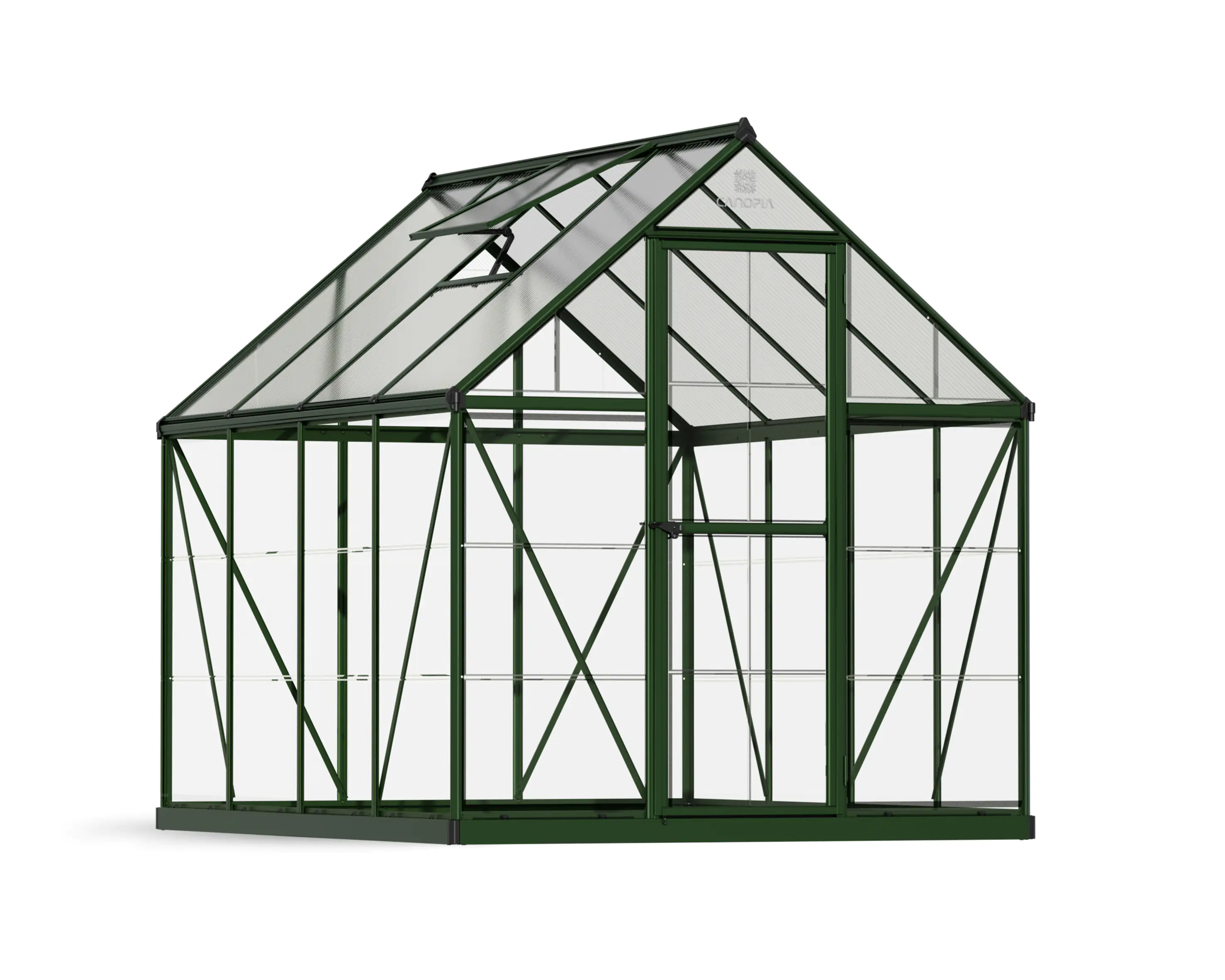 Canopia Gewächshaus Hybrid 6X8 grün 185 x 247 x 208 cm